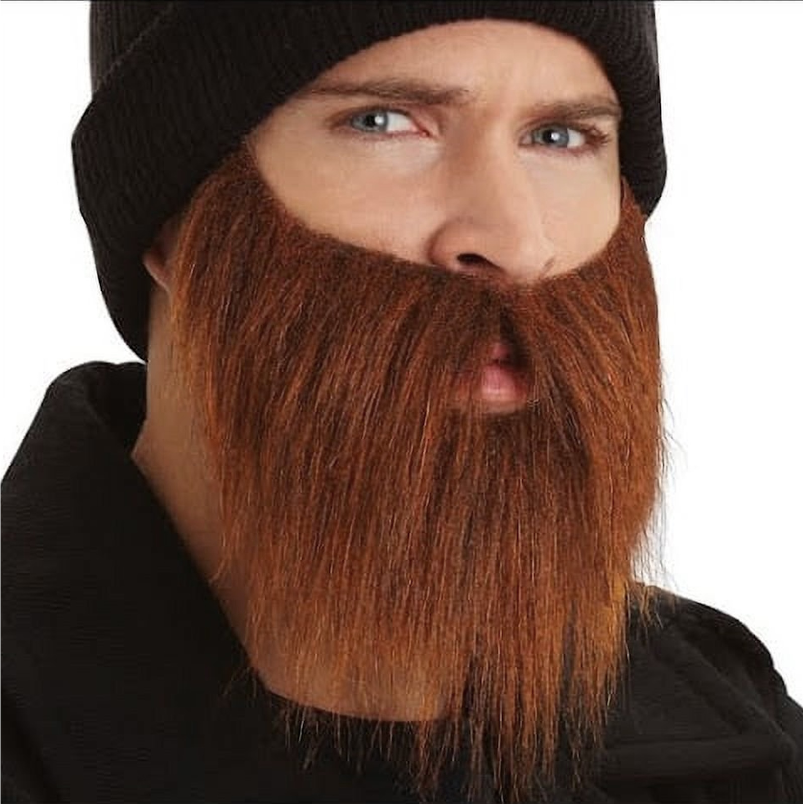 Auburn Beard and Moustache