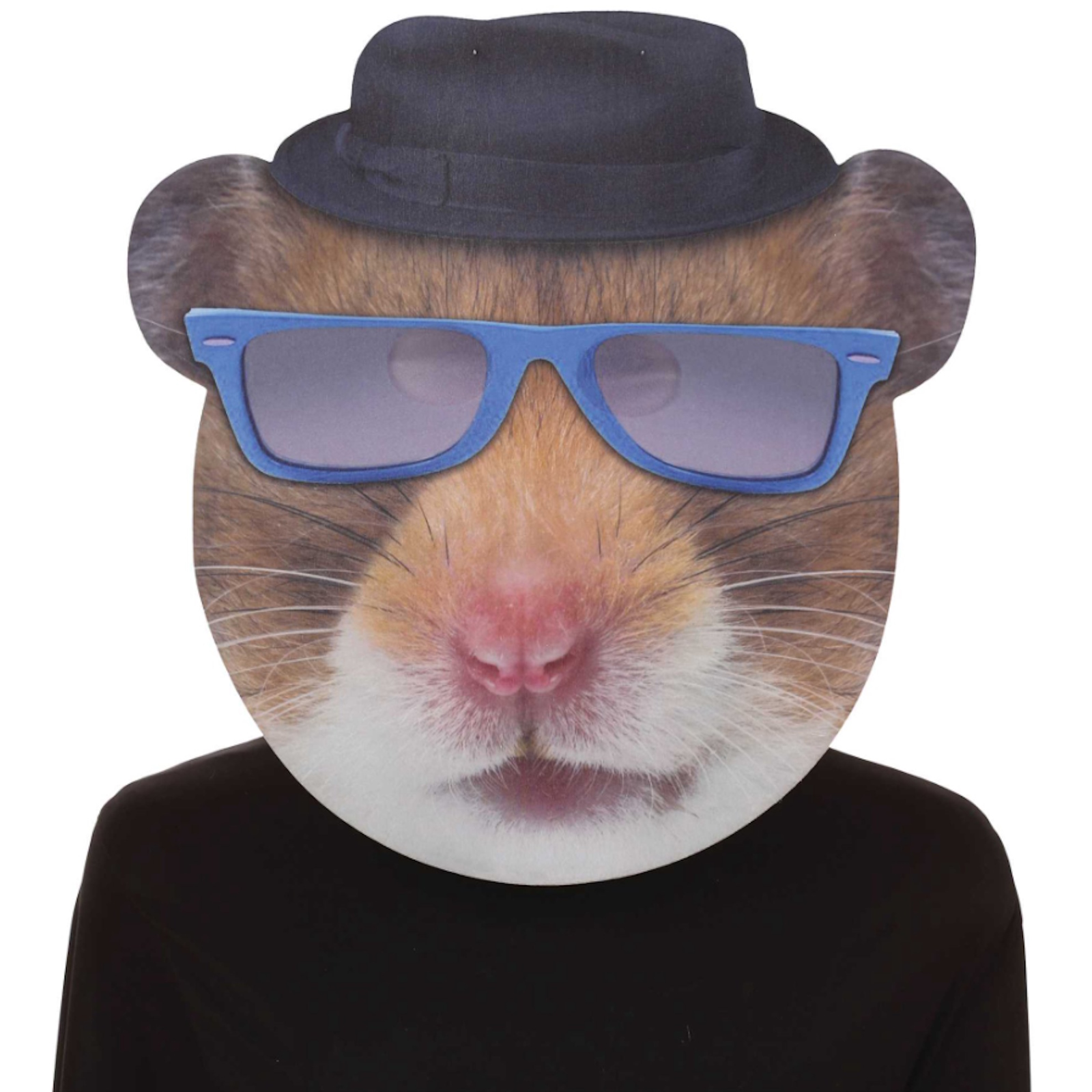Hip Hop Hamster Blues Glasses Adult Mask