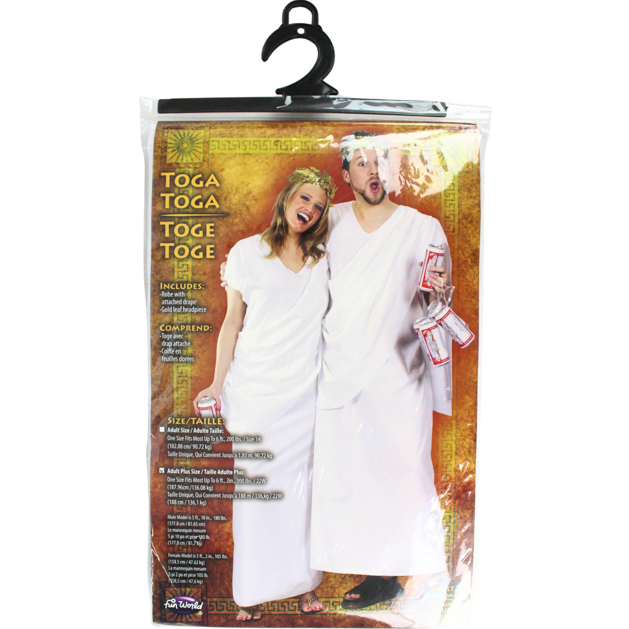 Adult Toga Toga Plus Size Costume