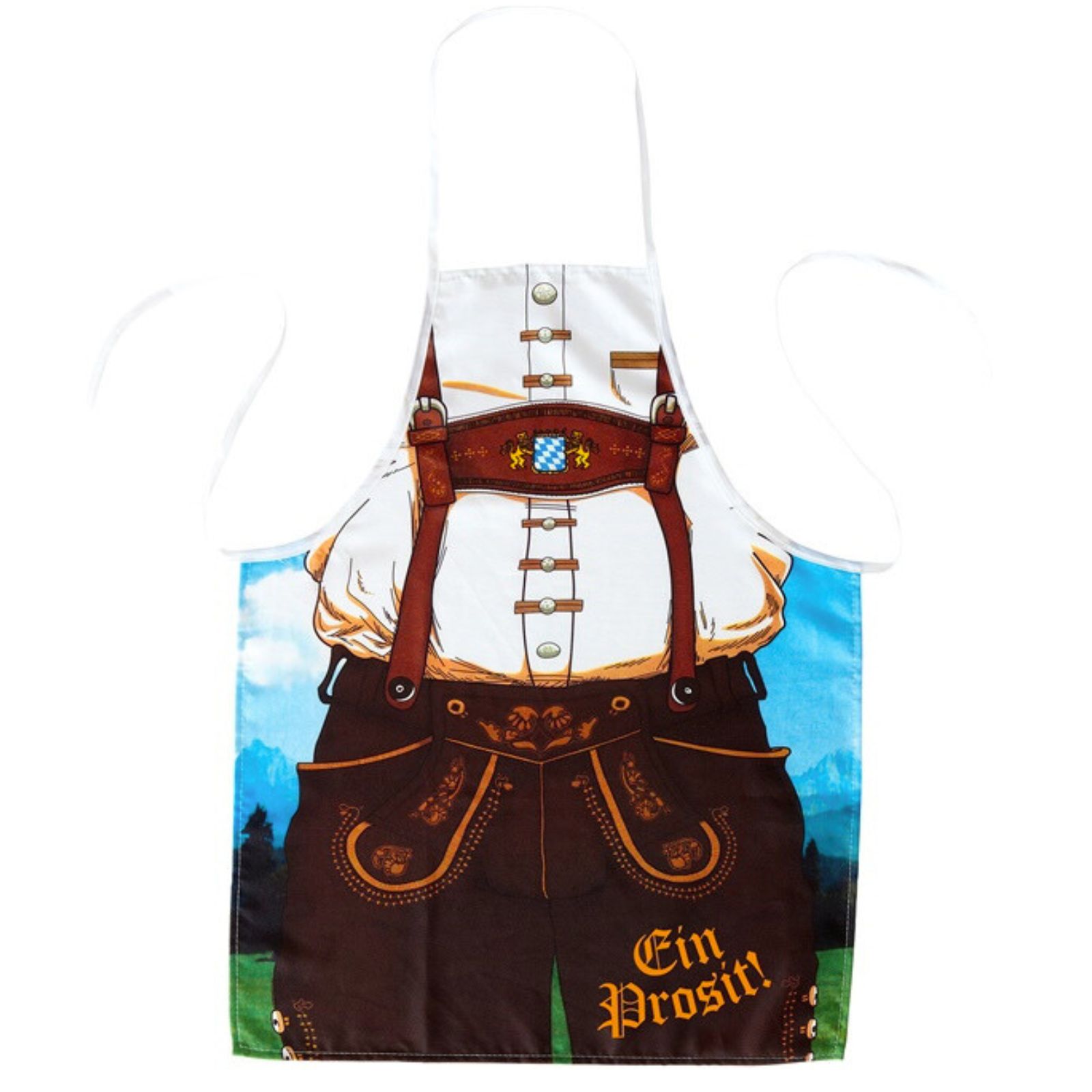 Men's Beer Fest Lederhosen Apron