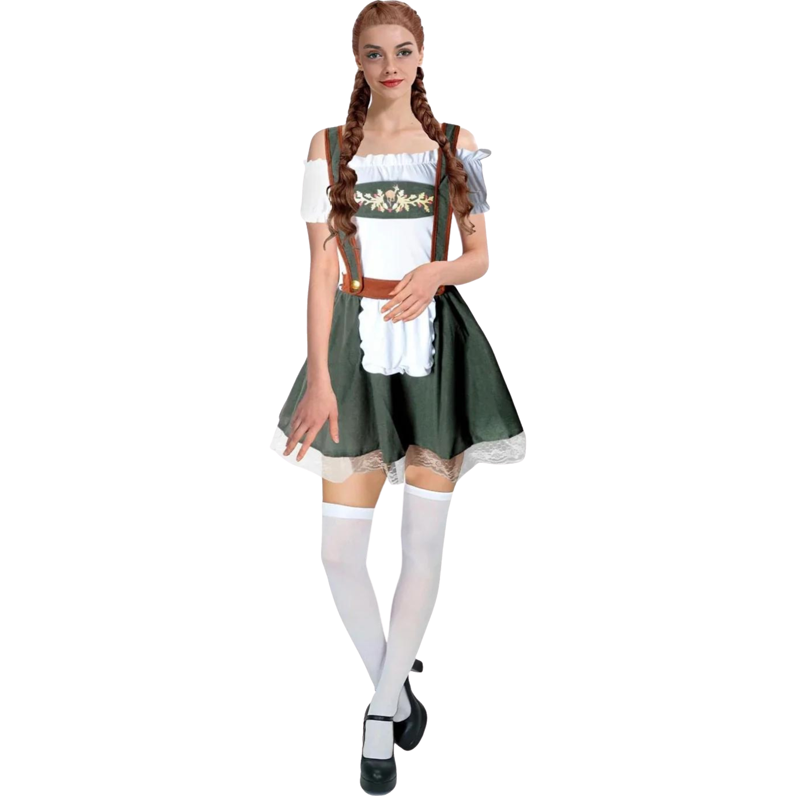 Beer Girl Green Dress Women's Costume XS-S