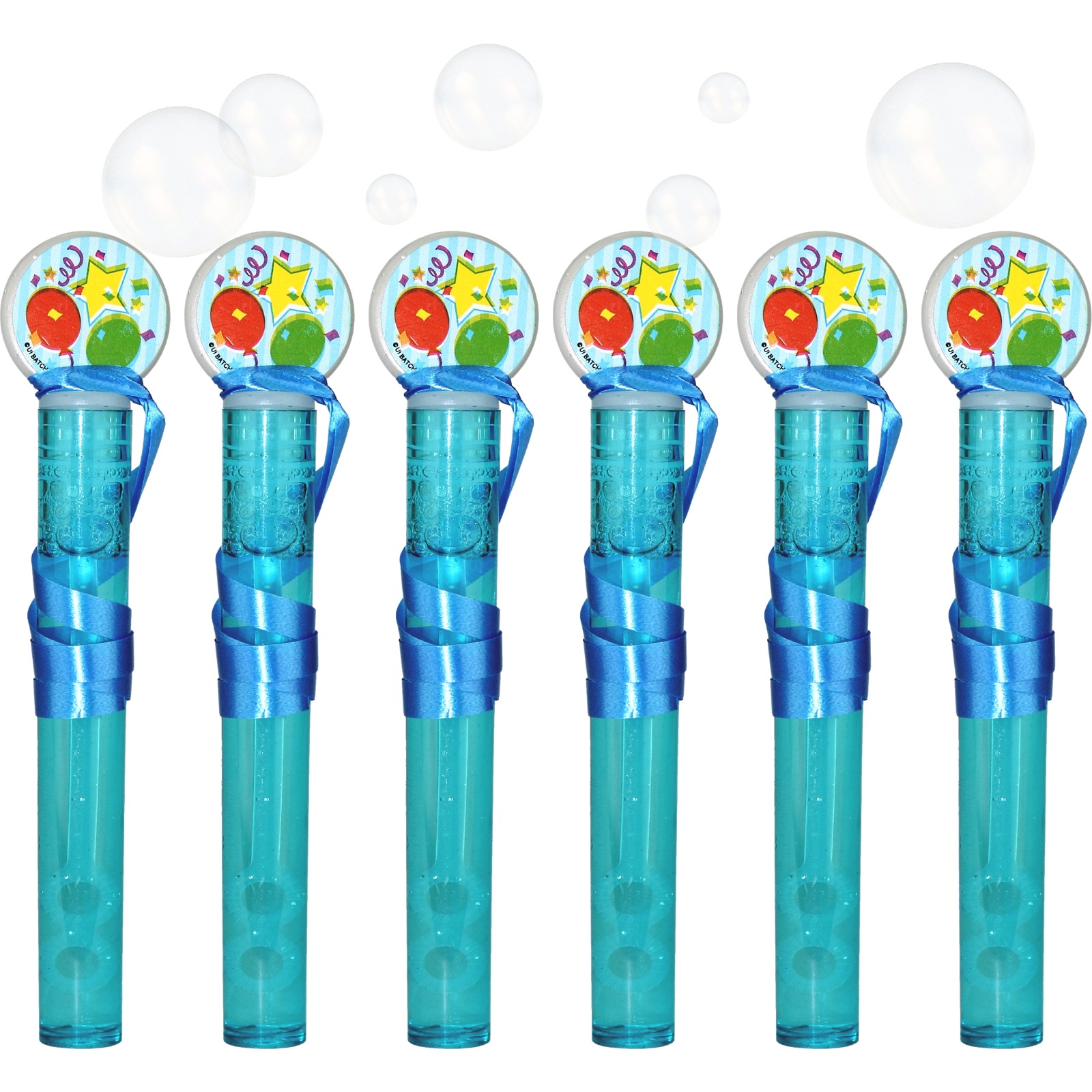Mini Balloon Bubble Wands (Pack of 6) 