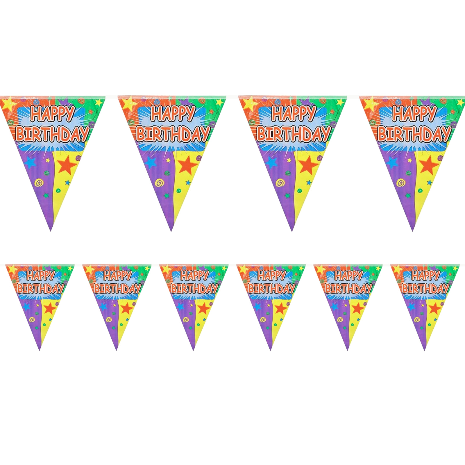 Happy Birthday Flag Banner 