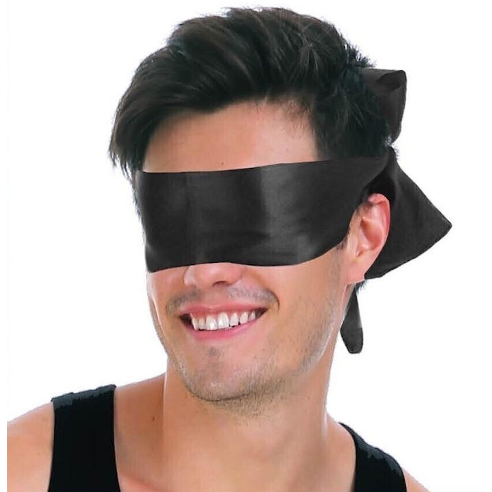 Black Party Game Tie Up Blind Fold
