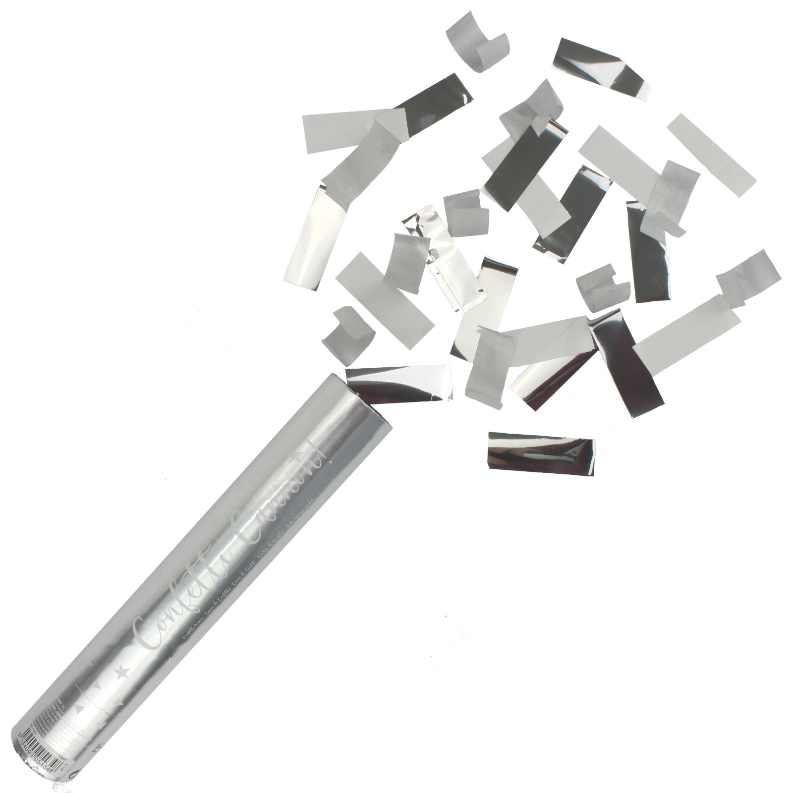 Silver Confetti Cannon
