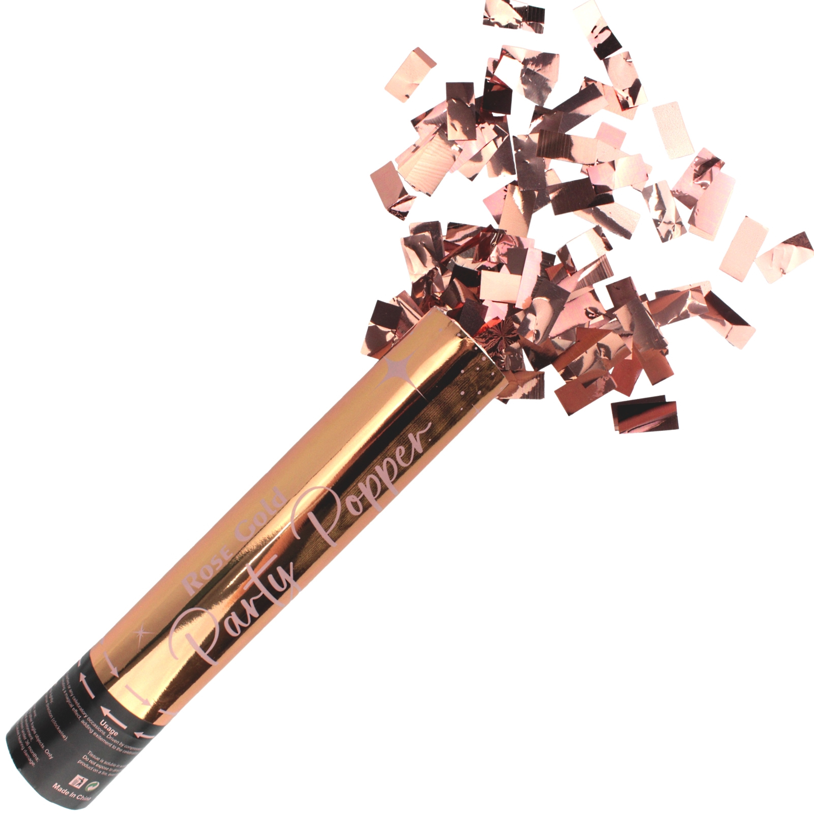 Rose Gold Foil Confetti Twist Popper 