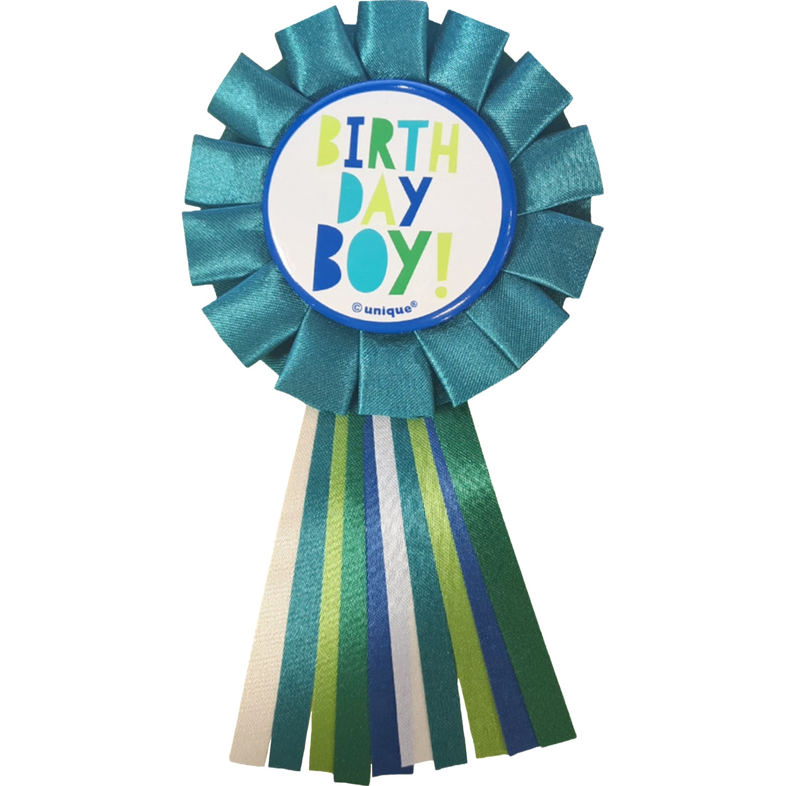 Birthday Boy Satin Ribbon Badge