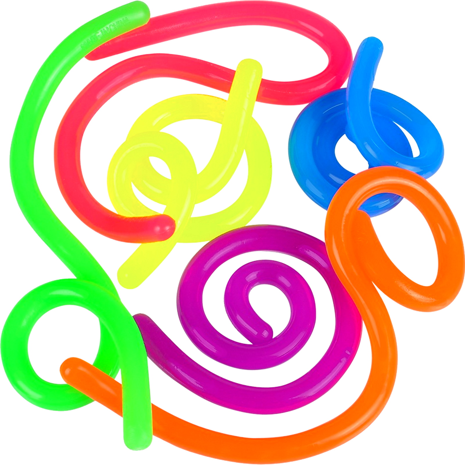 Neon Stretchy Strings (Pack of 12)