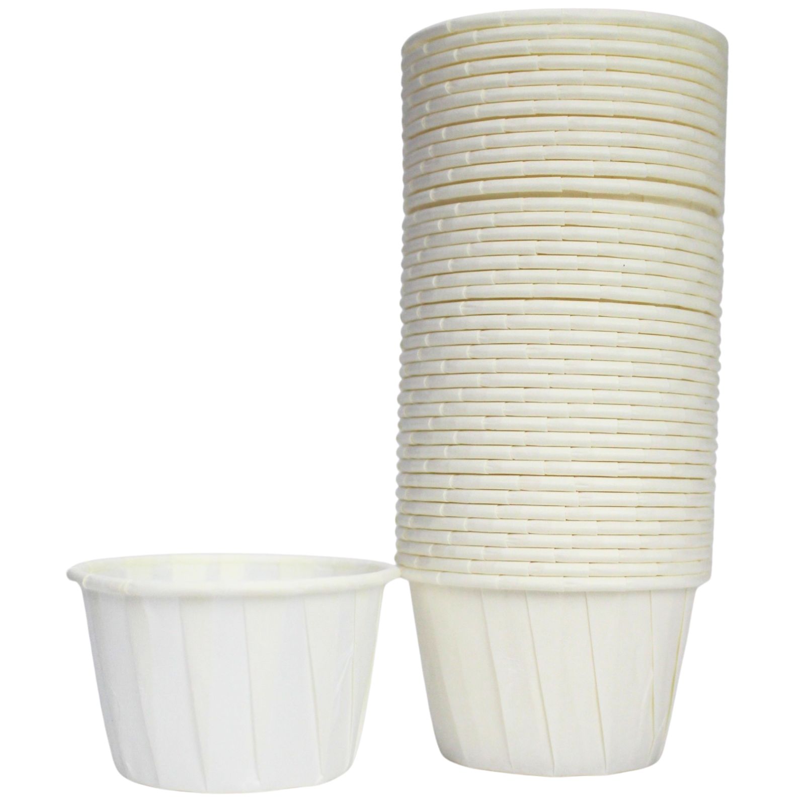 White Paper Candy Cups (Pack of 40)