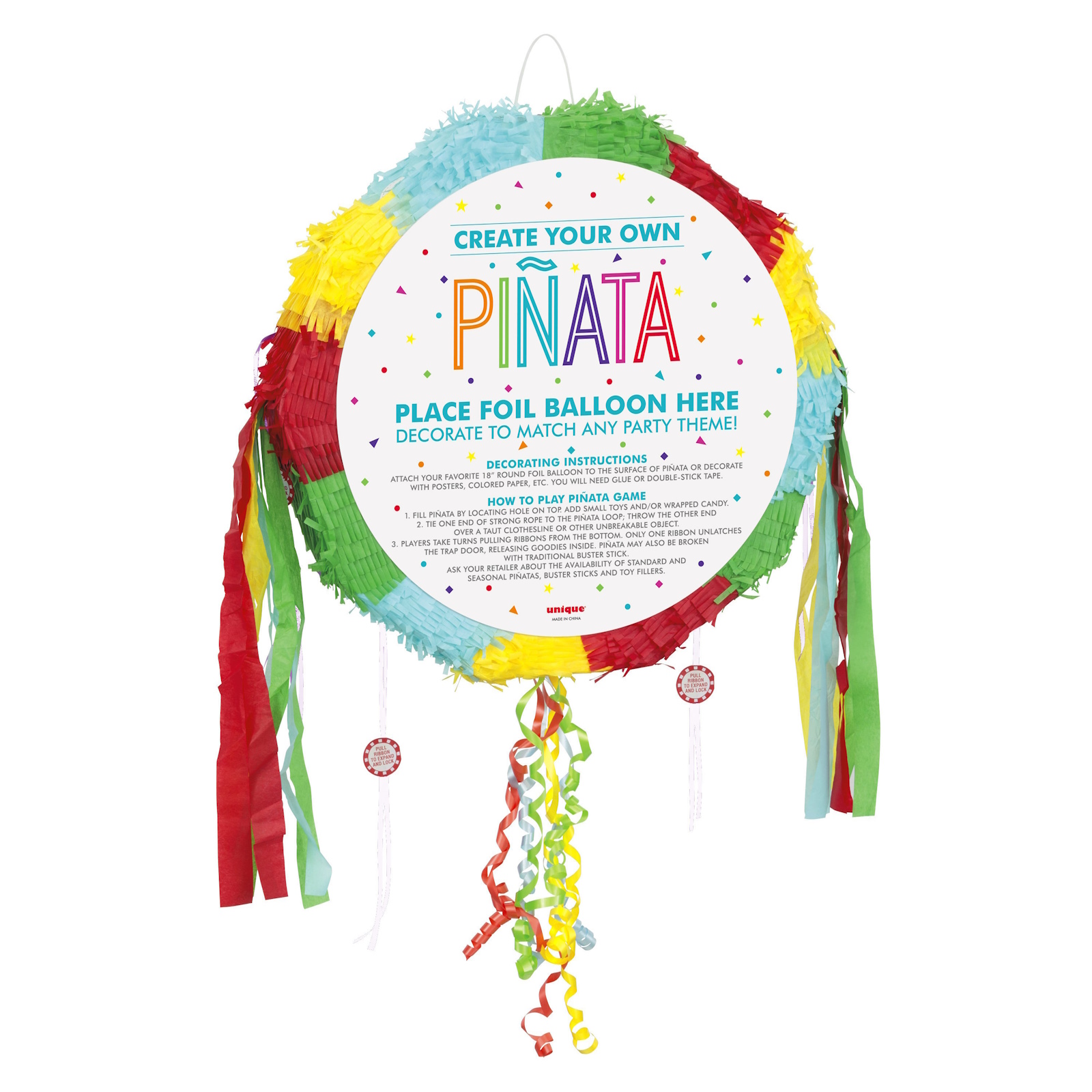 Create Your Own Pull String Pinata