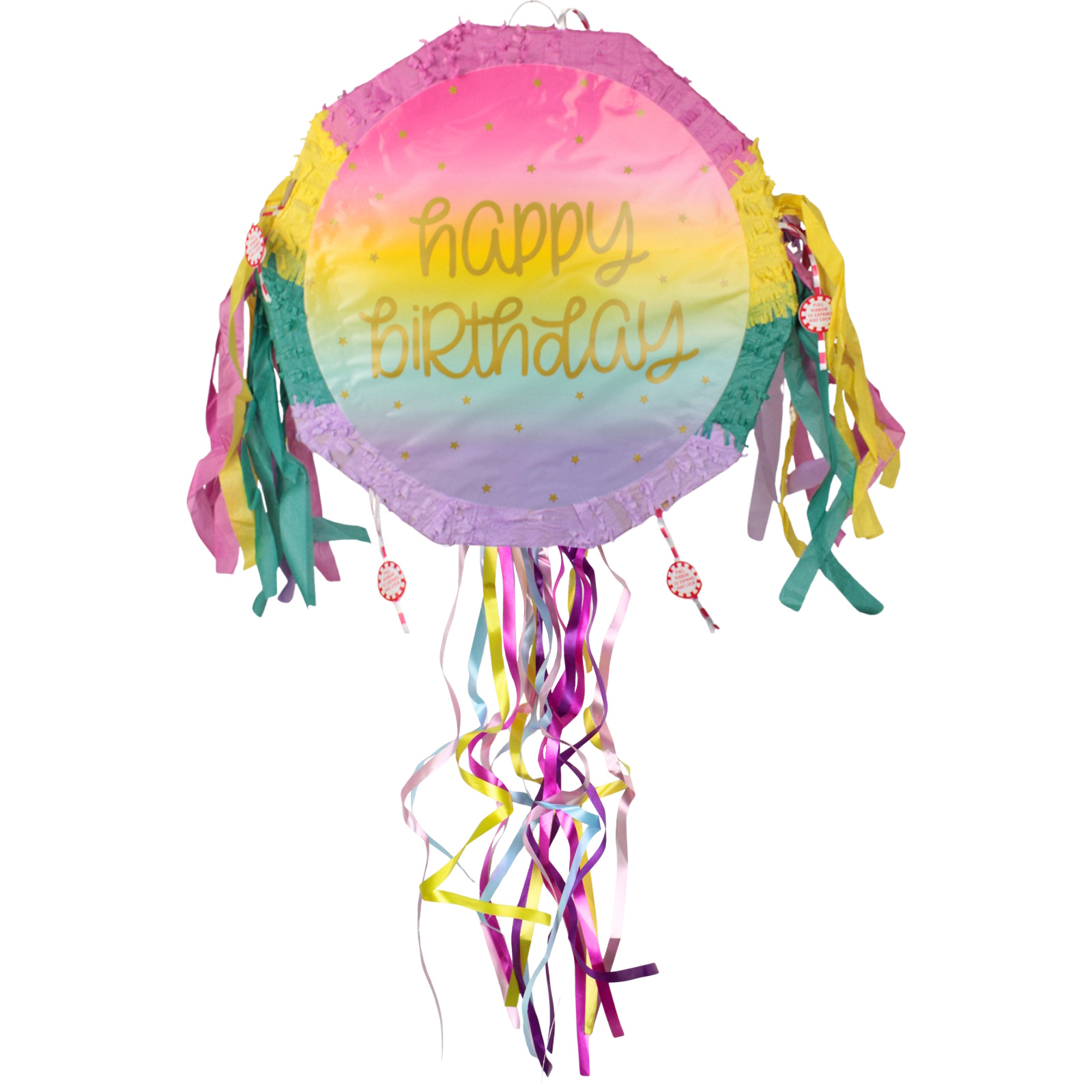 Happy Birthday Pull String Pinata