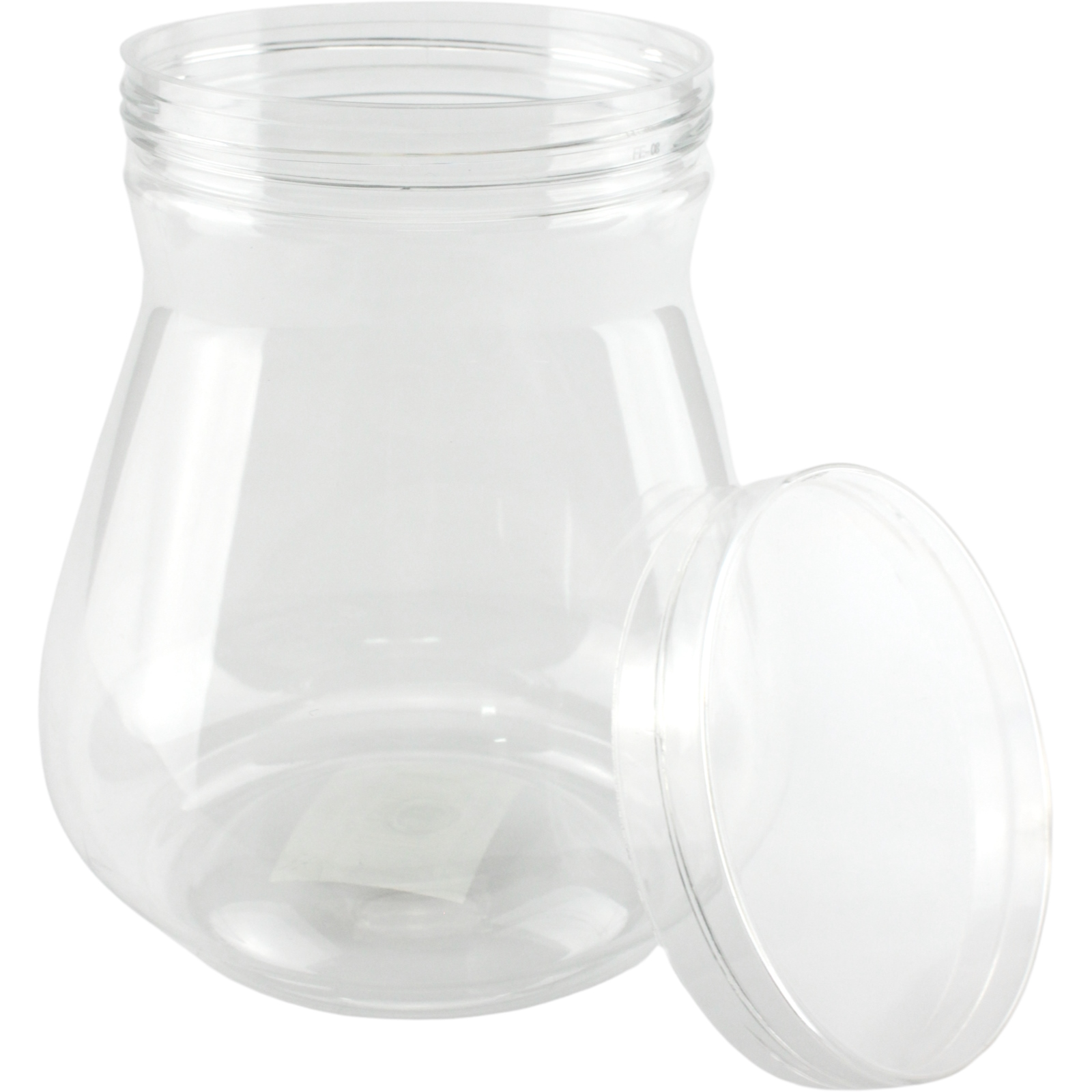 Clear Bottleneck Shape Screw Top Jar 800ml