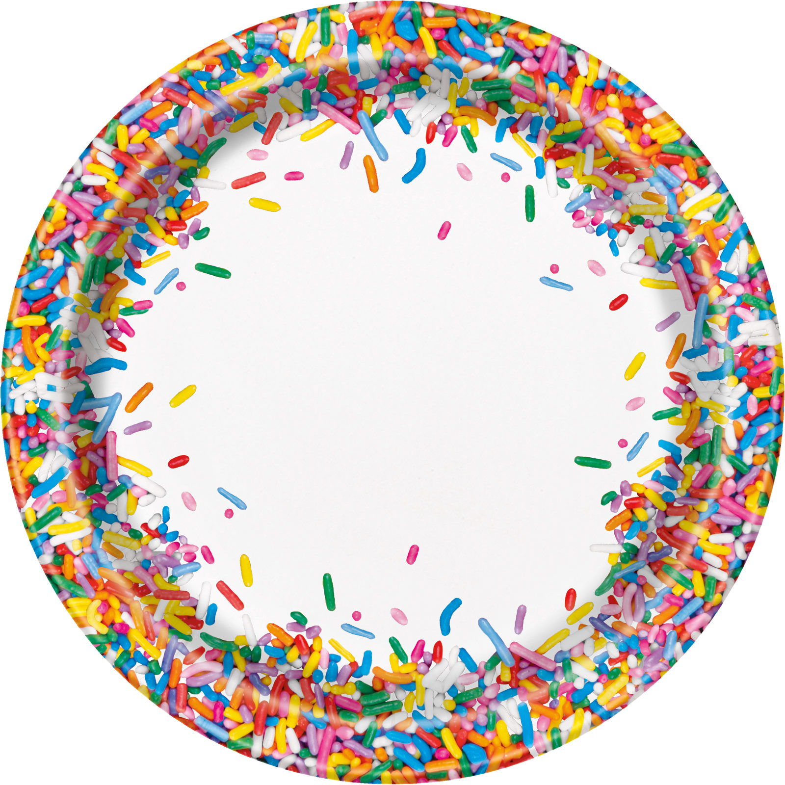 Sweet Sprinkles Large Paper Plates (Pack of 8)