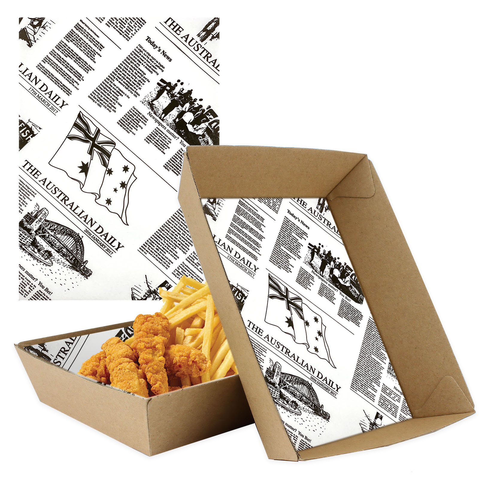Newsprint Grease Proof Paper (200 Sheets)