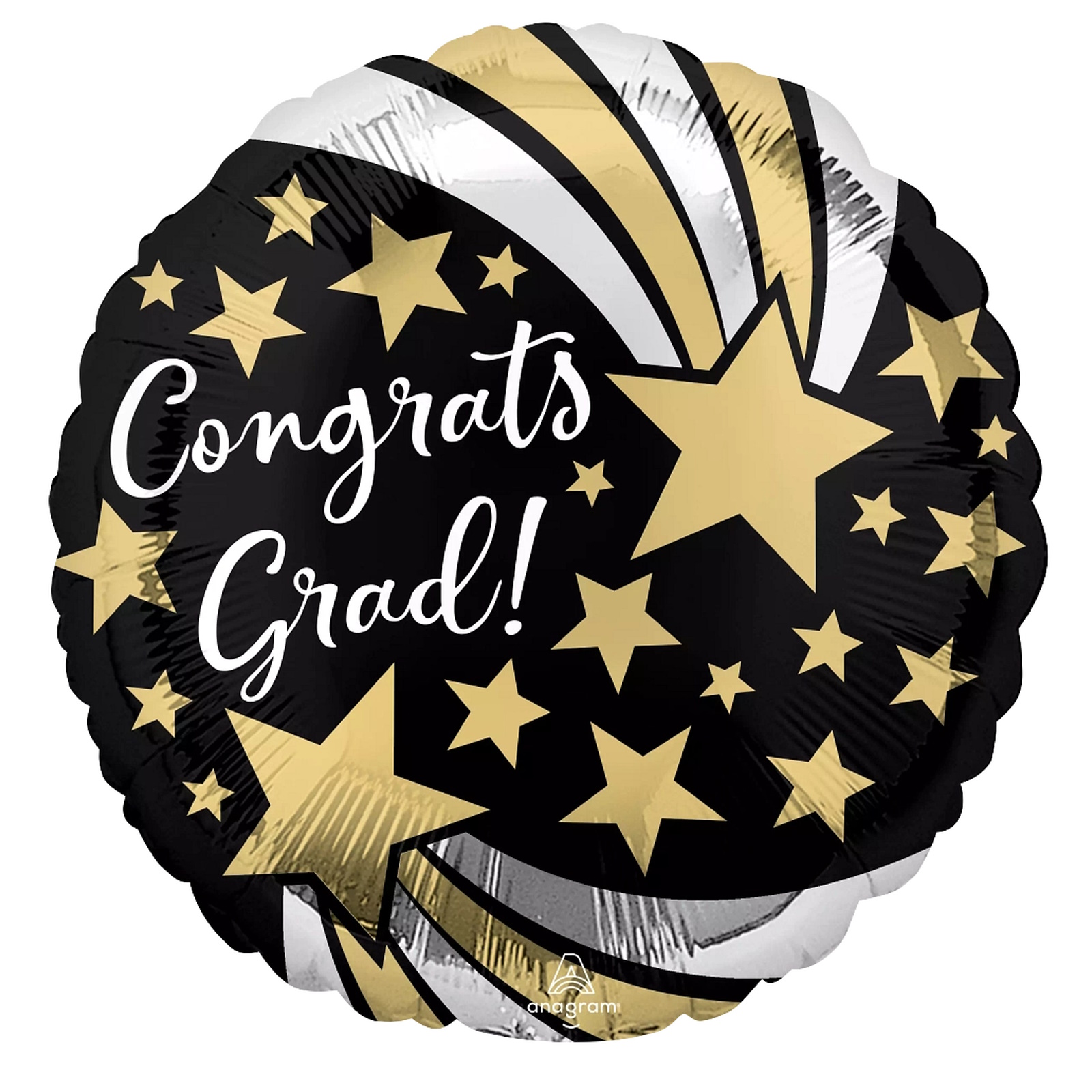 Congrats Grad Shooting Star Foil Helium Balloon