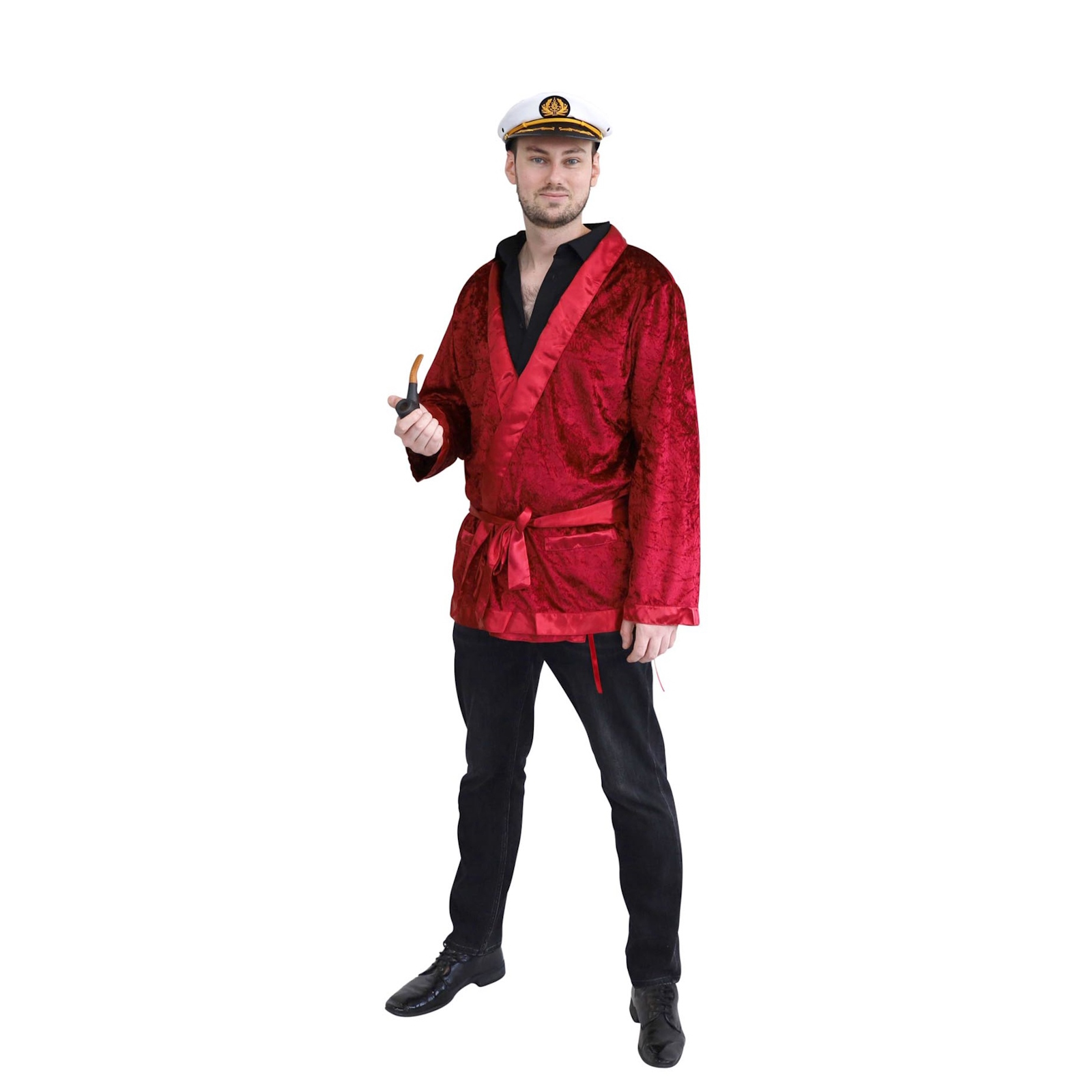 The Heff Smoking Jacket Men's Costume One Size