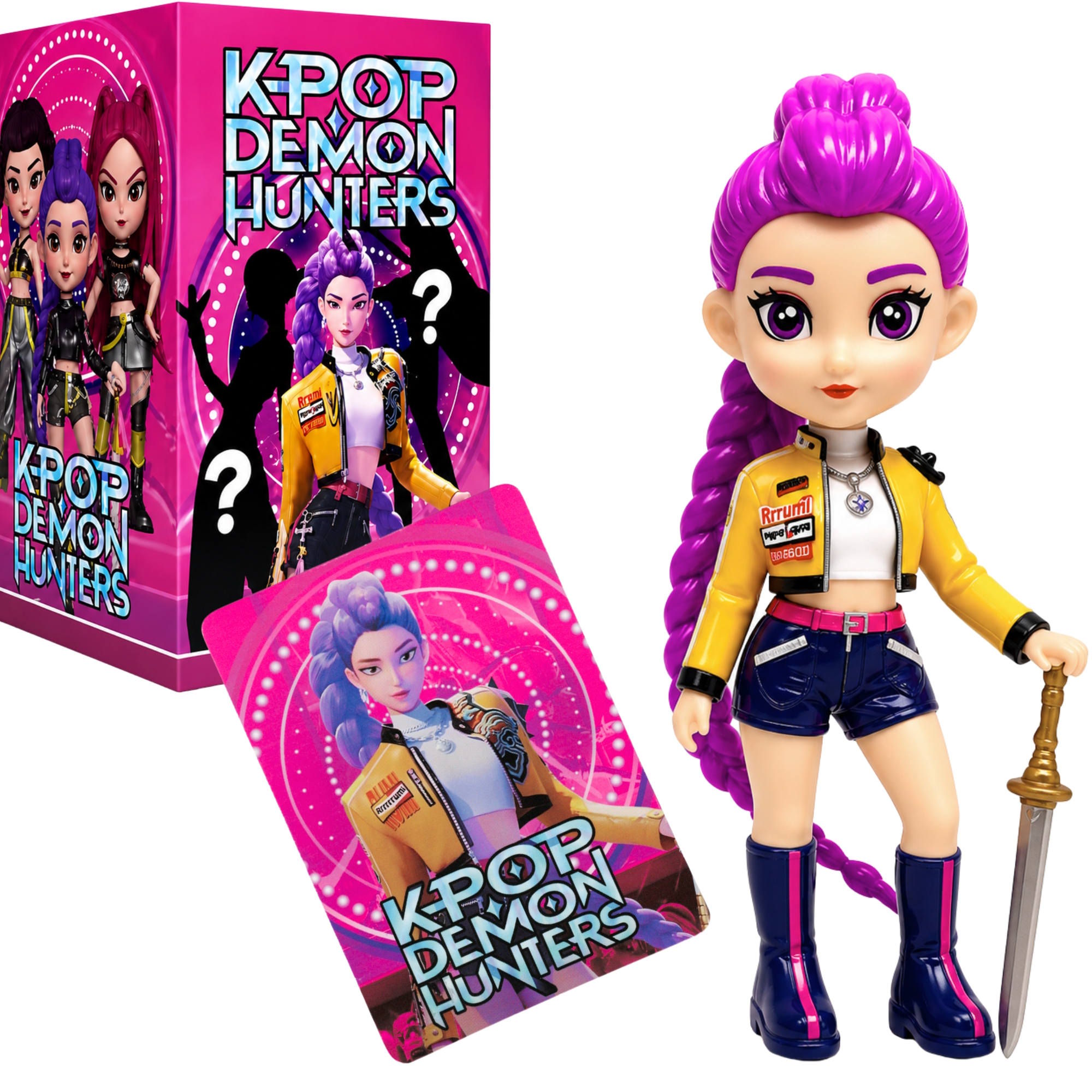 Assorted K-Pop Demon Hunters Blind Box Huntrix Collectable Figure