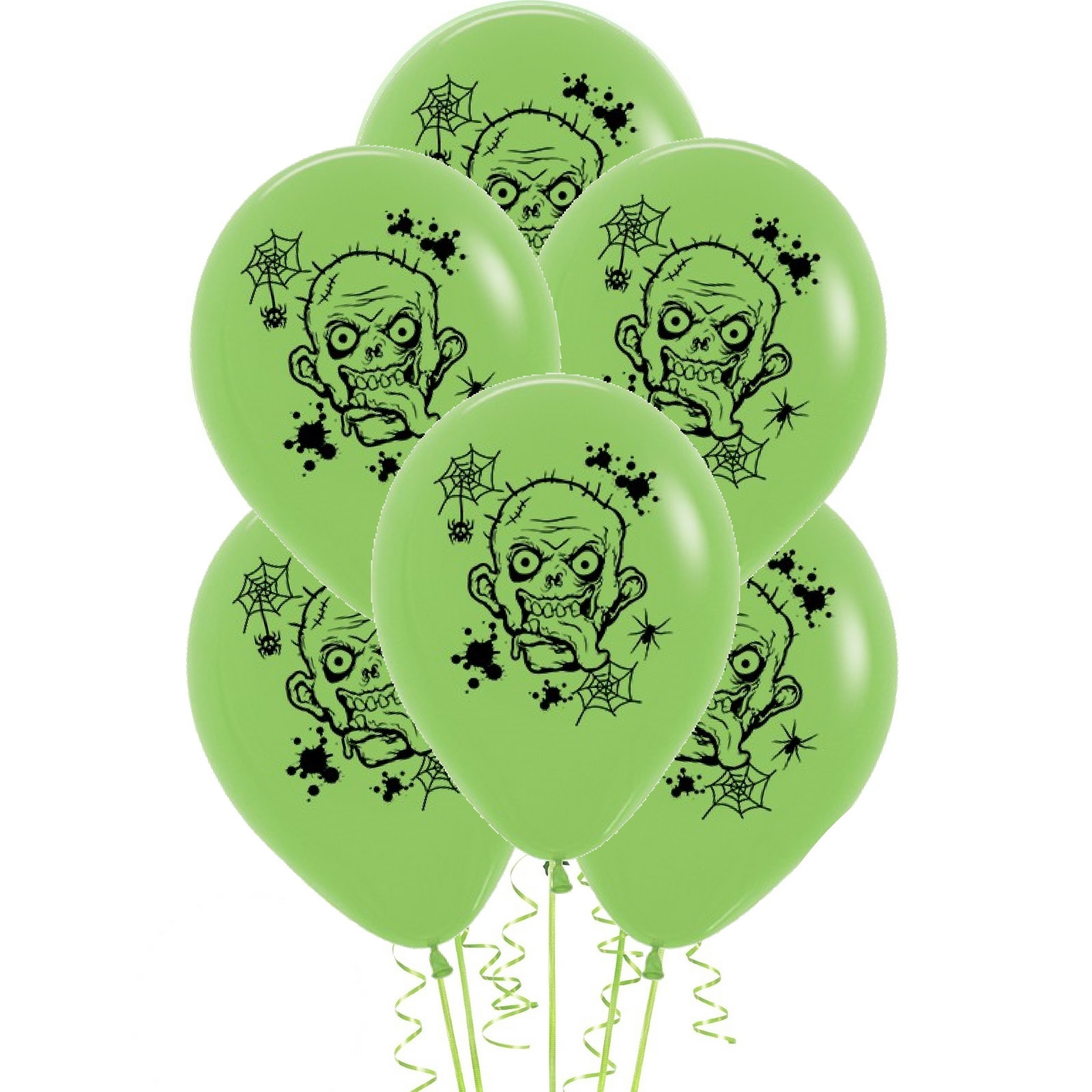 Halloween Zombie Balloons (Pack of 6)