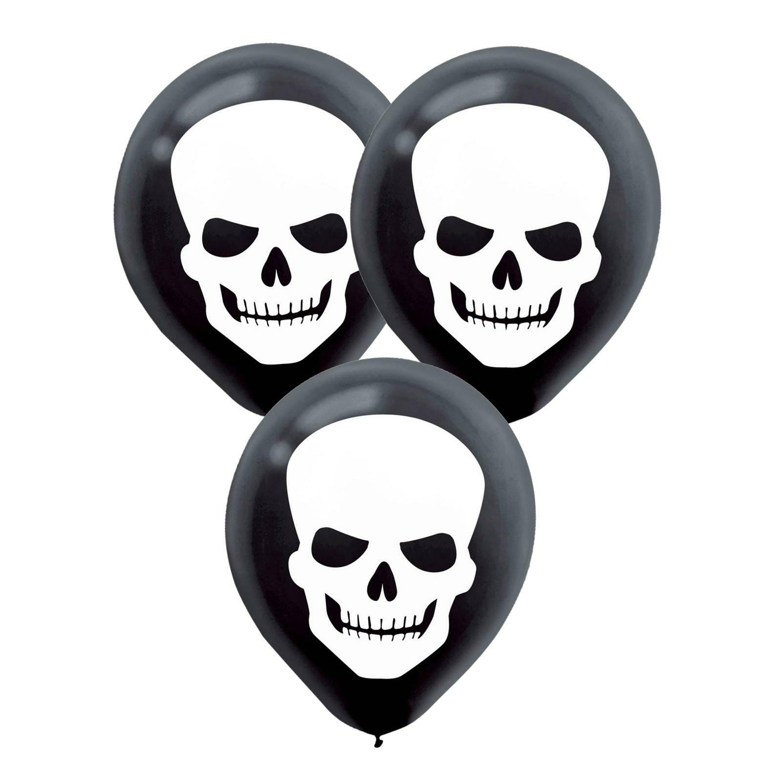 Skeleton Face Balloons (Pack of 20)