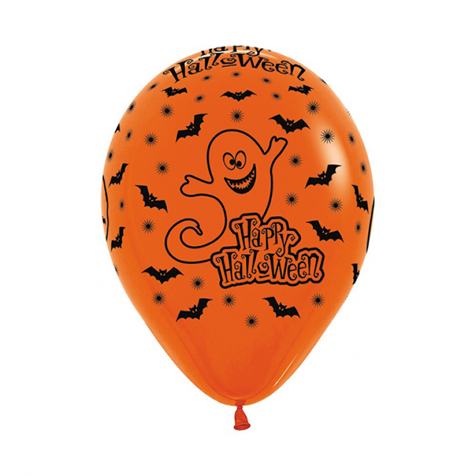 Sempertex Halloween Night Orange 30cm Latex Balloons Pack of 12