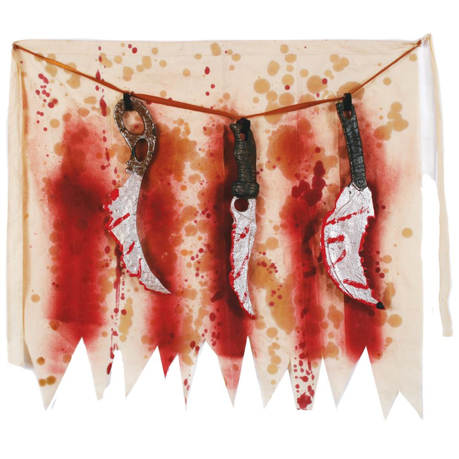 Butcher Apron With Knives Halloween Prop
