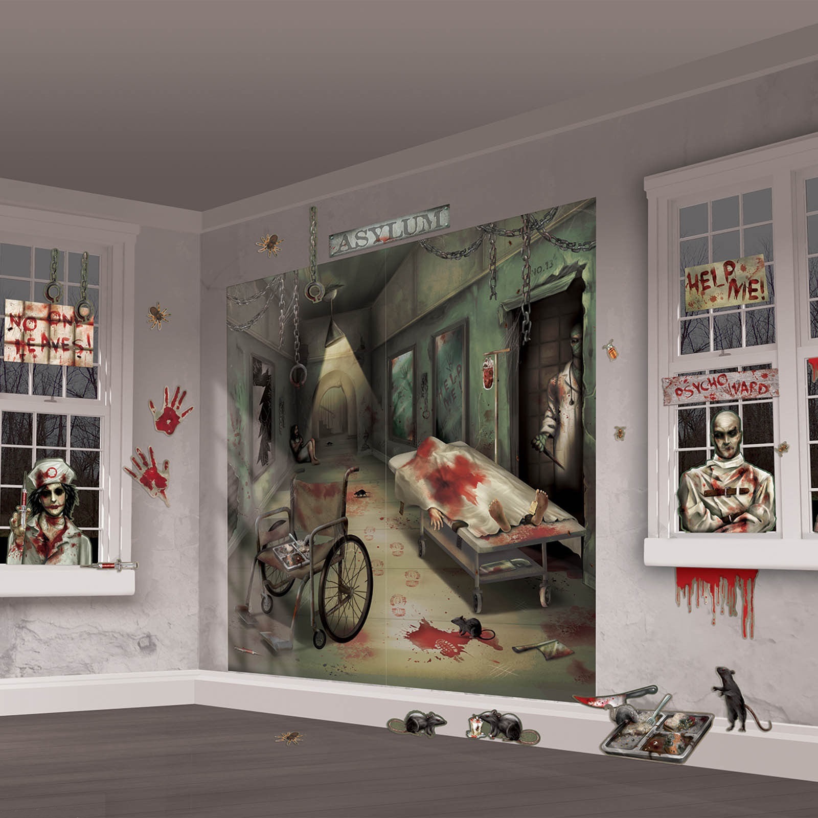 Asylum Wall Decorating Kit (32 Piece)