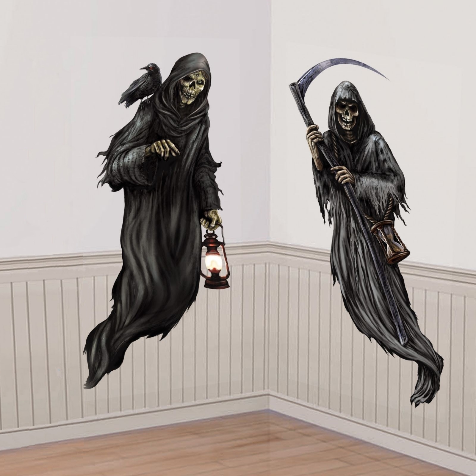 Halloween Grim Reaper Scene Setter Wall Decorations