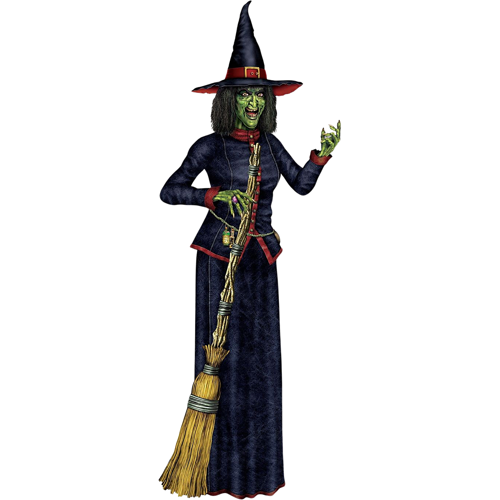 Life Size Jointed Witch Decoration
