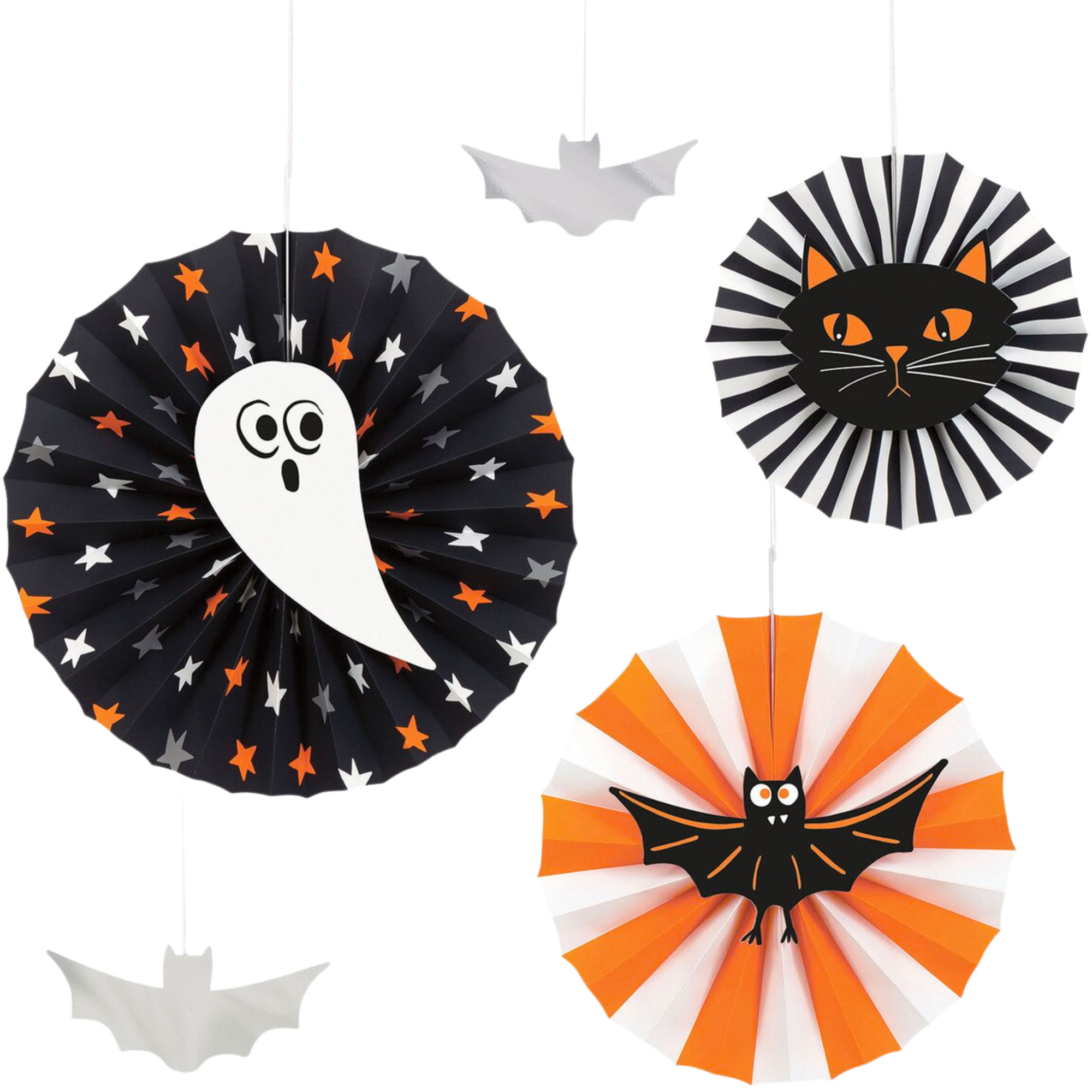 Halloween Hanging Fan Decorations (Pack of 5)