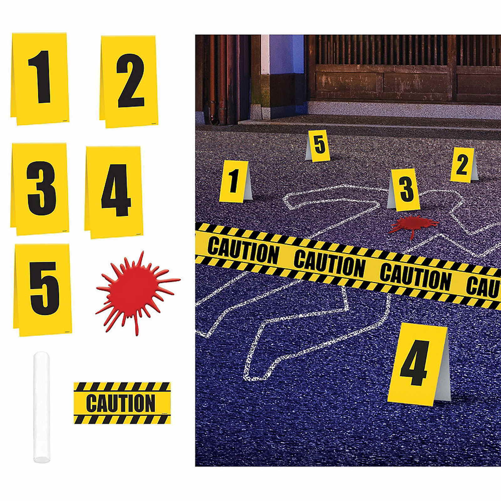 Crime Scene Decorating Kit