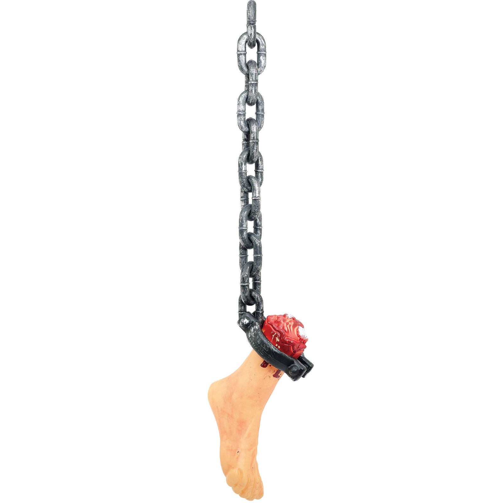 Plastic Severed Foot on Chain