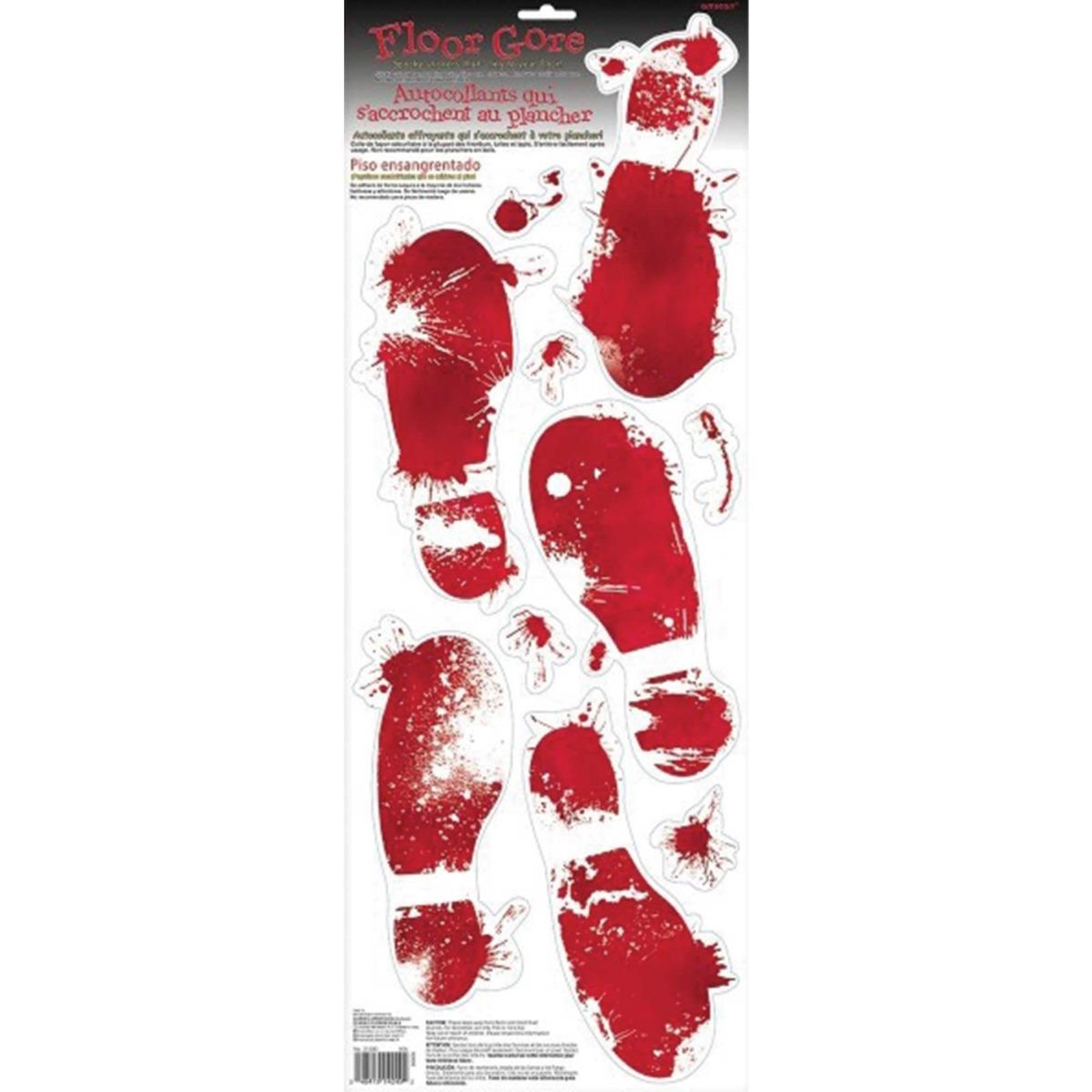Bloody Foot Print Decals