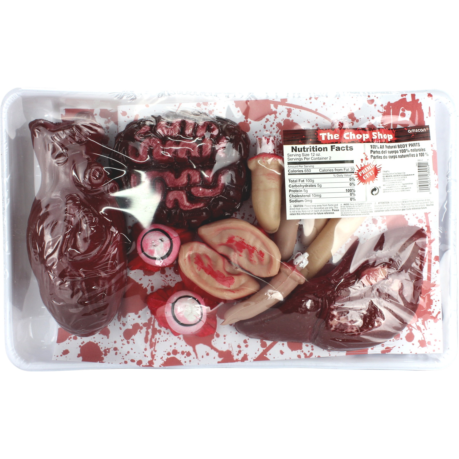 Assorted Meat Market Plastic Body Parts 