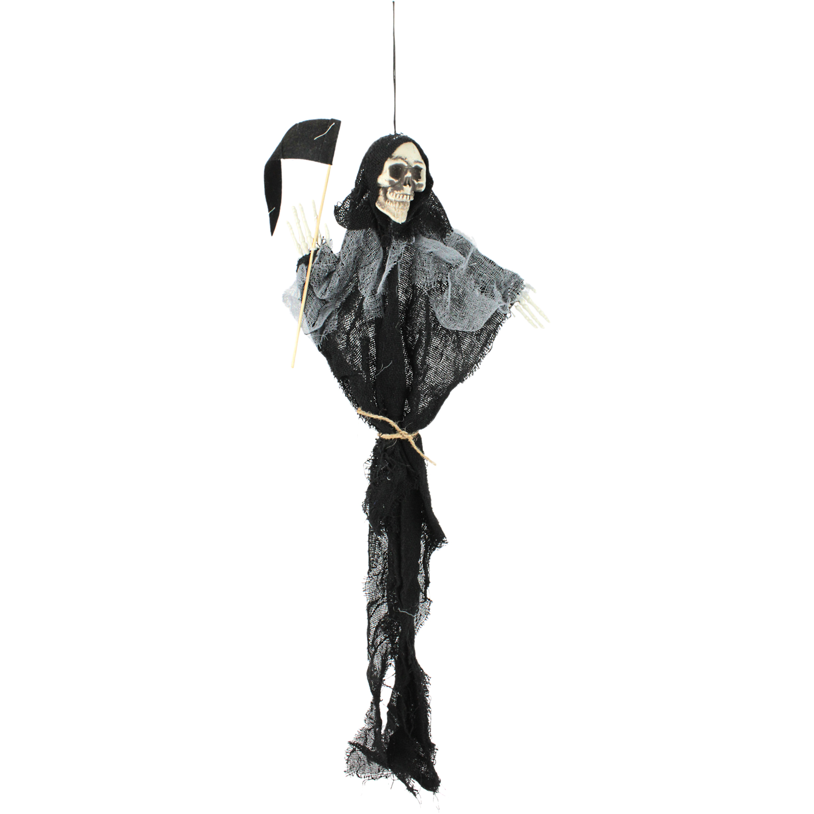 Black Grim Reaper Hanging Decoration 60cm