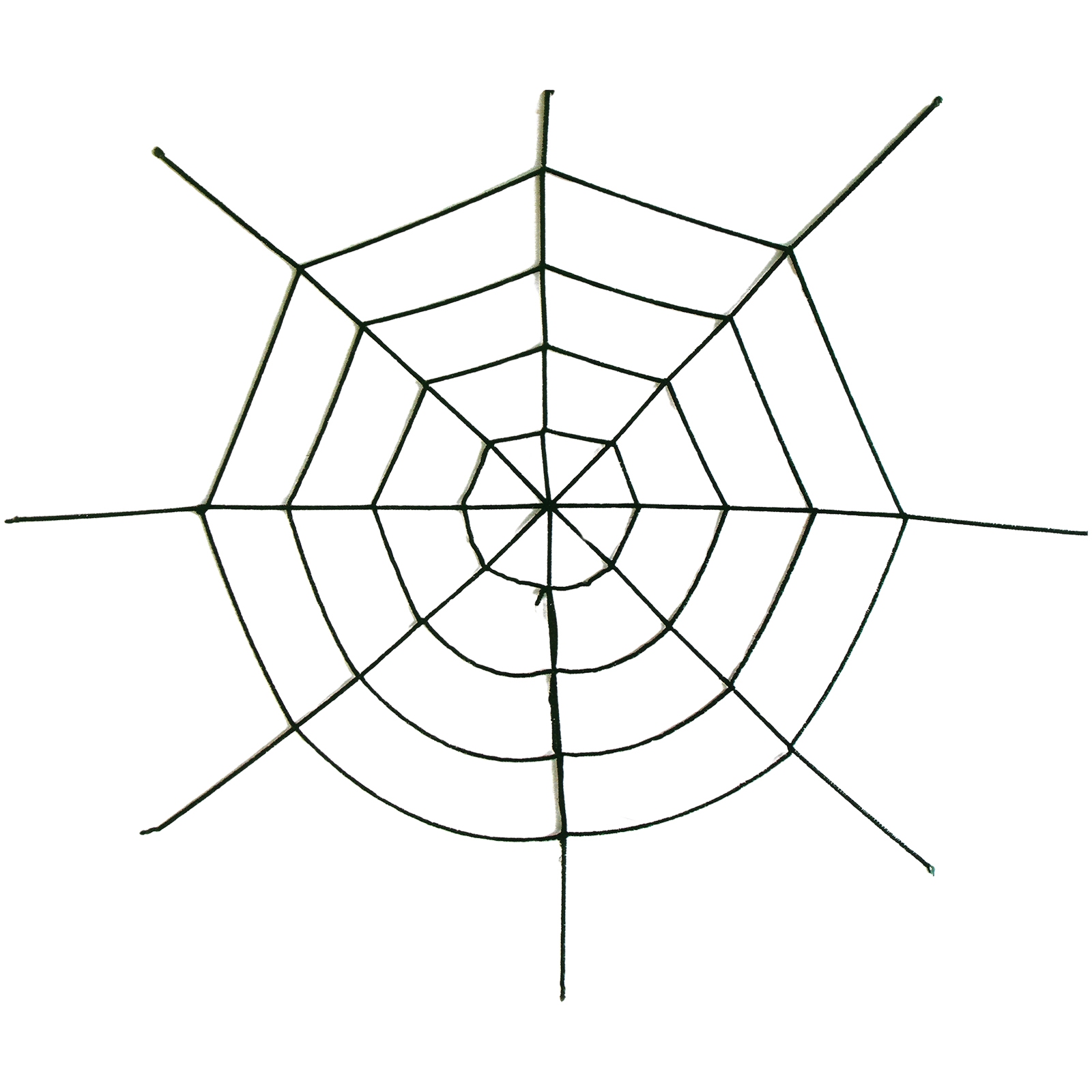 Black Spider Web Decoration 3.5m