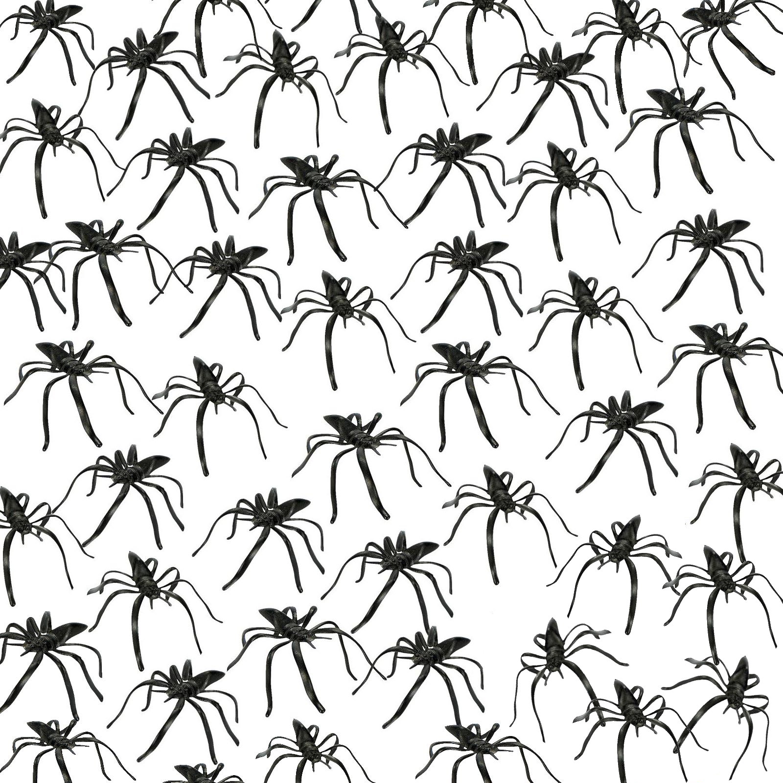 Plastic Spiders (Bulk Pack of 144)