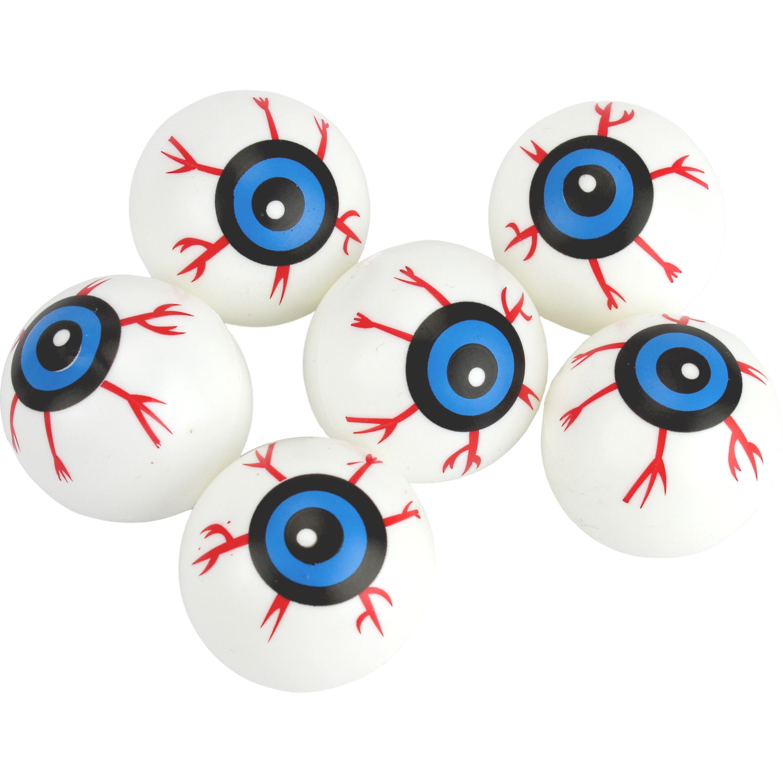 Creepy Plastic Eyeballs (Pack of 6)