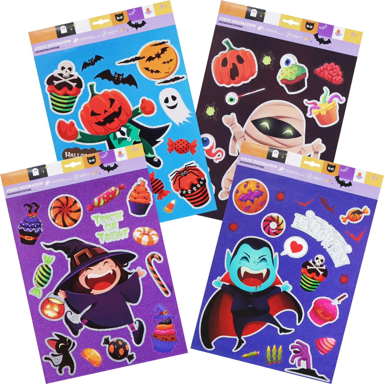 Wicked Halloween Window Stickers (1 Pack Only)  