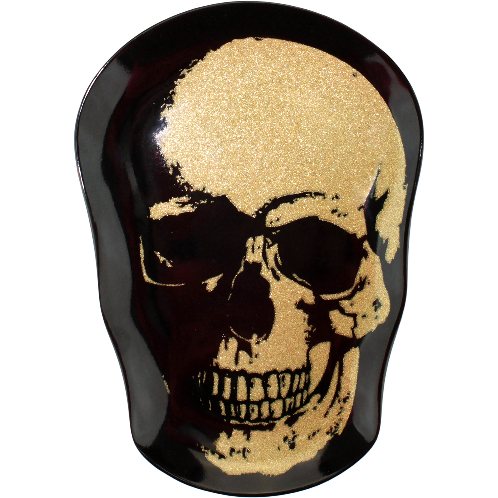 Boneyard Glam Melamine Skull Platter