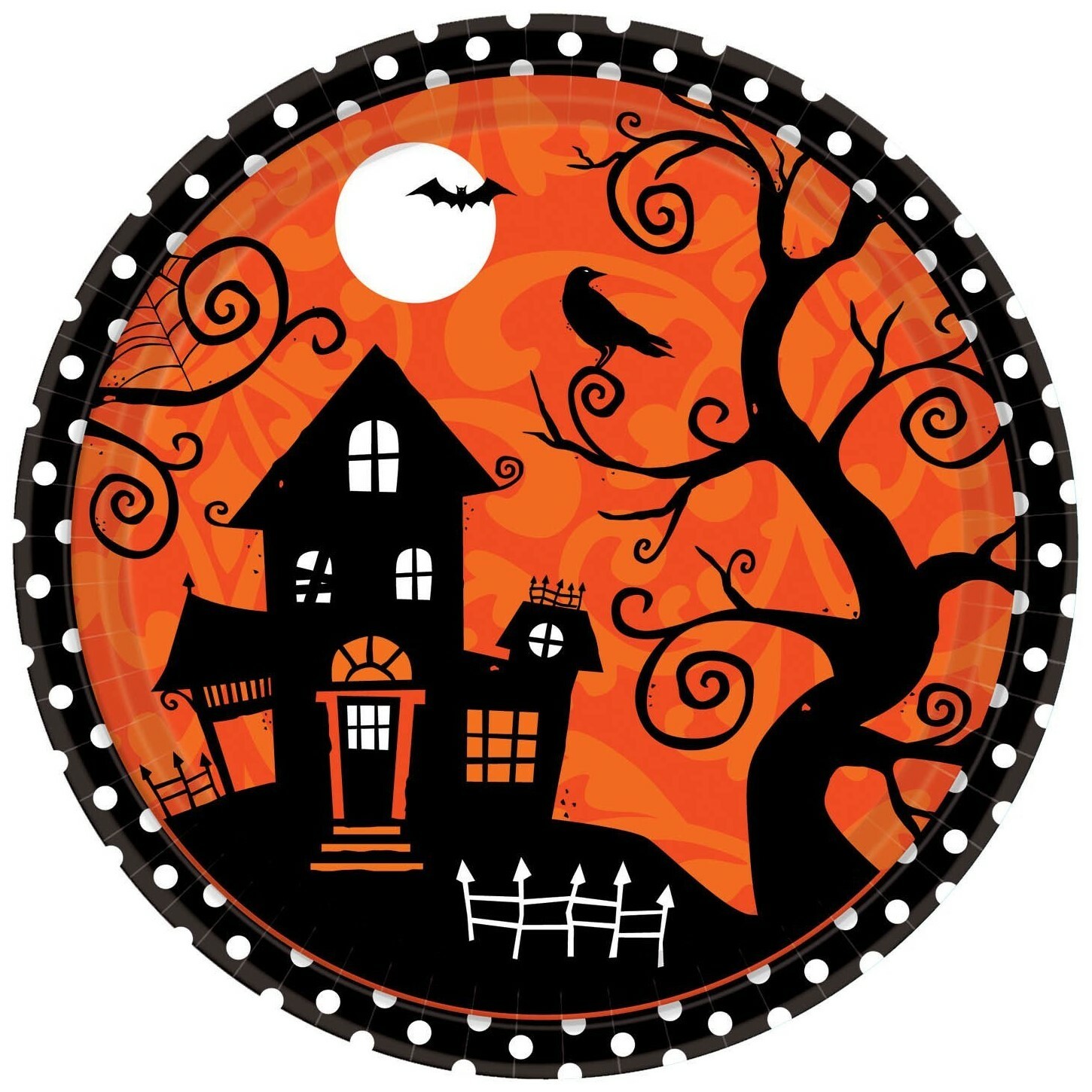 Frightfully Fancy Large Paper Plates (Value Pack of 18)