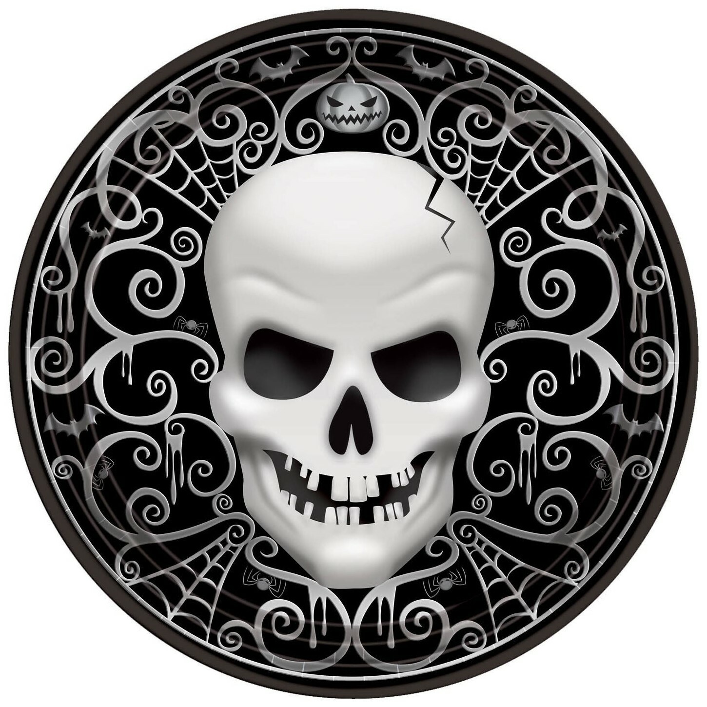 Fright Night Large Paper Plates (Value Pack of 18)