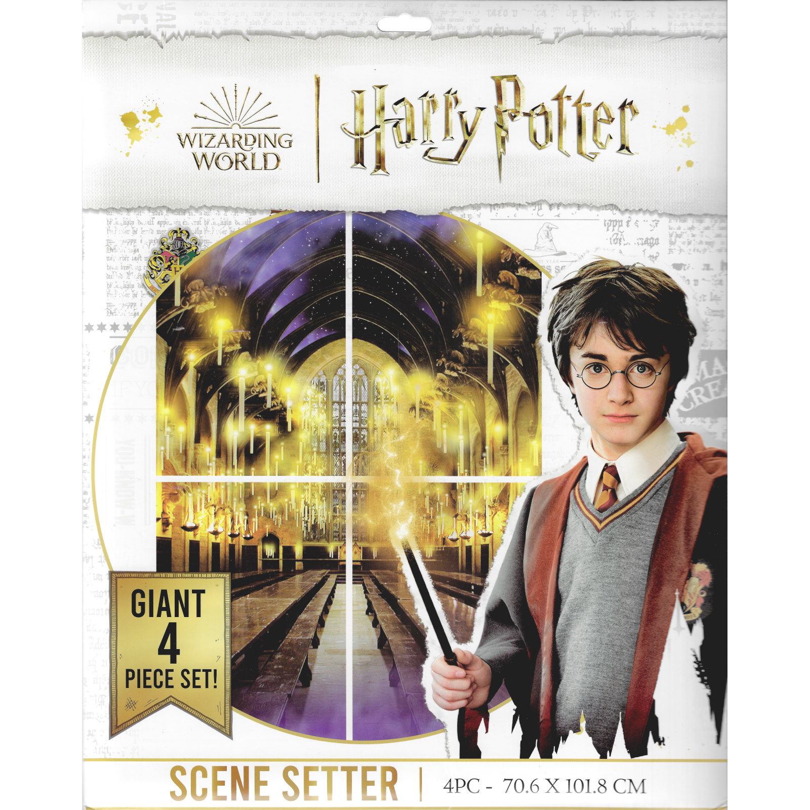 Harry Potter Hogwarts Great Hall Scene Setter Wall Decorating Kit