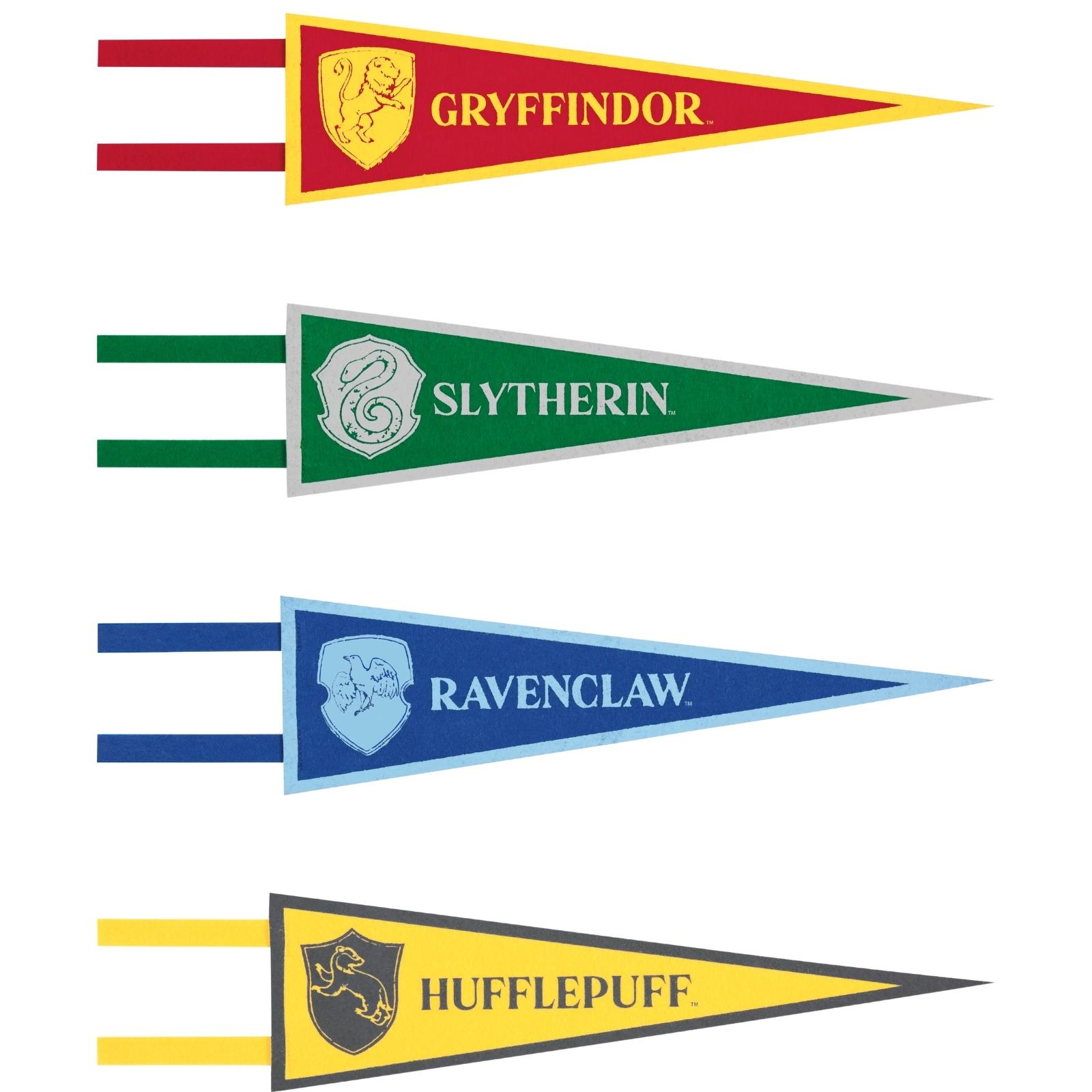 Harry Potter Felt House Pennants (Pack of 4)