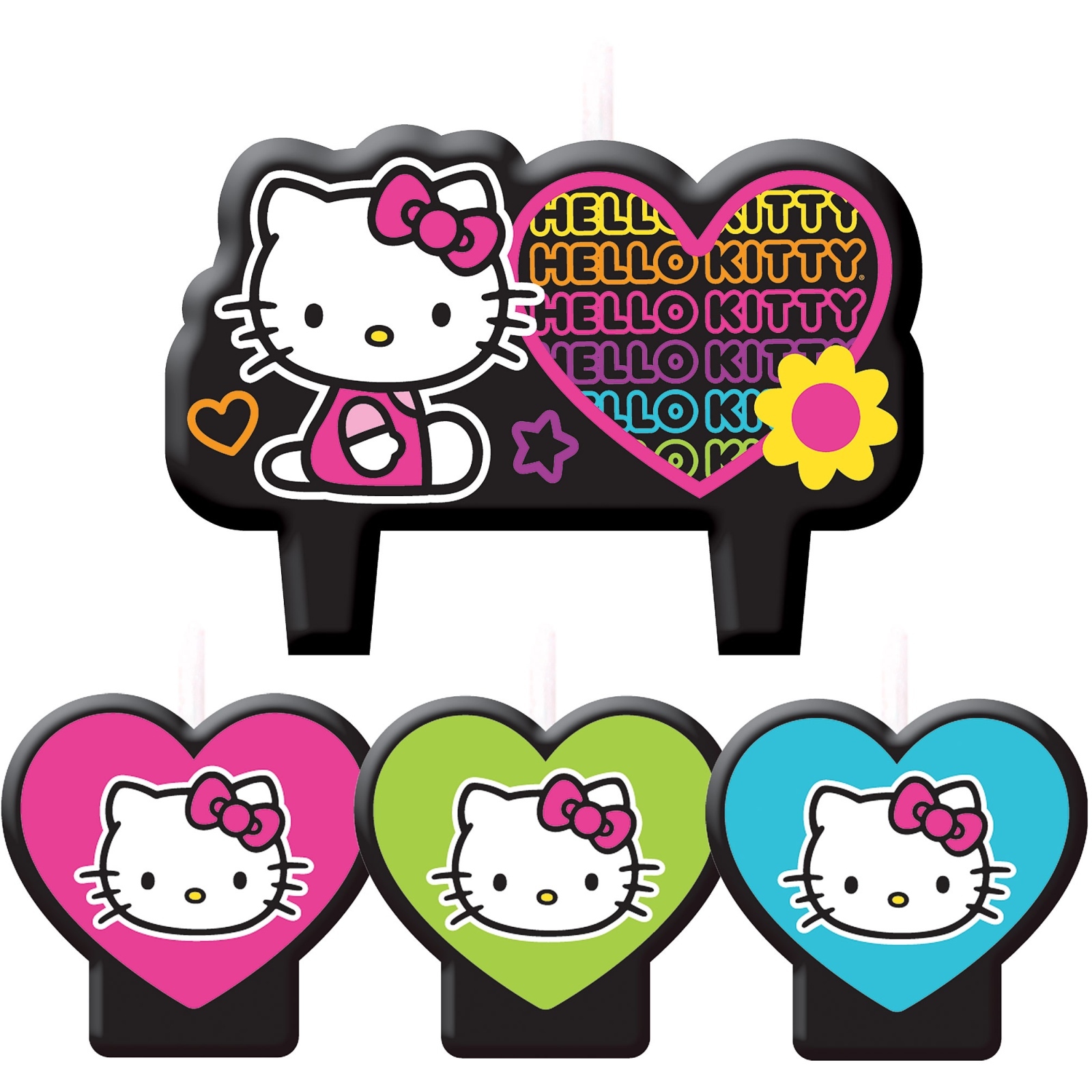 Hello Kitty Tween Mini Molded Candles (Set of 4)