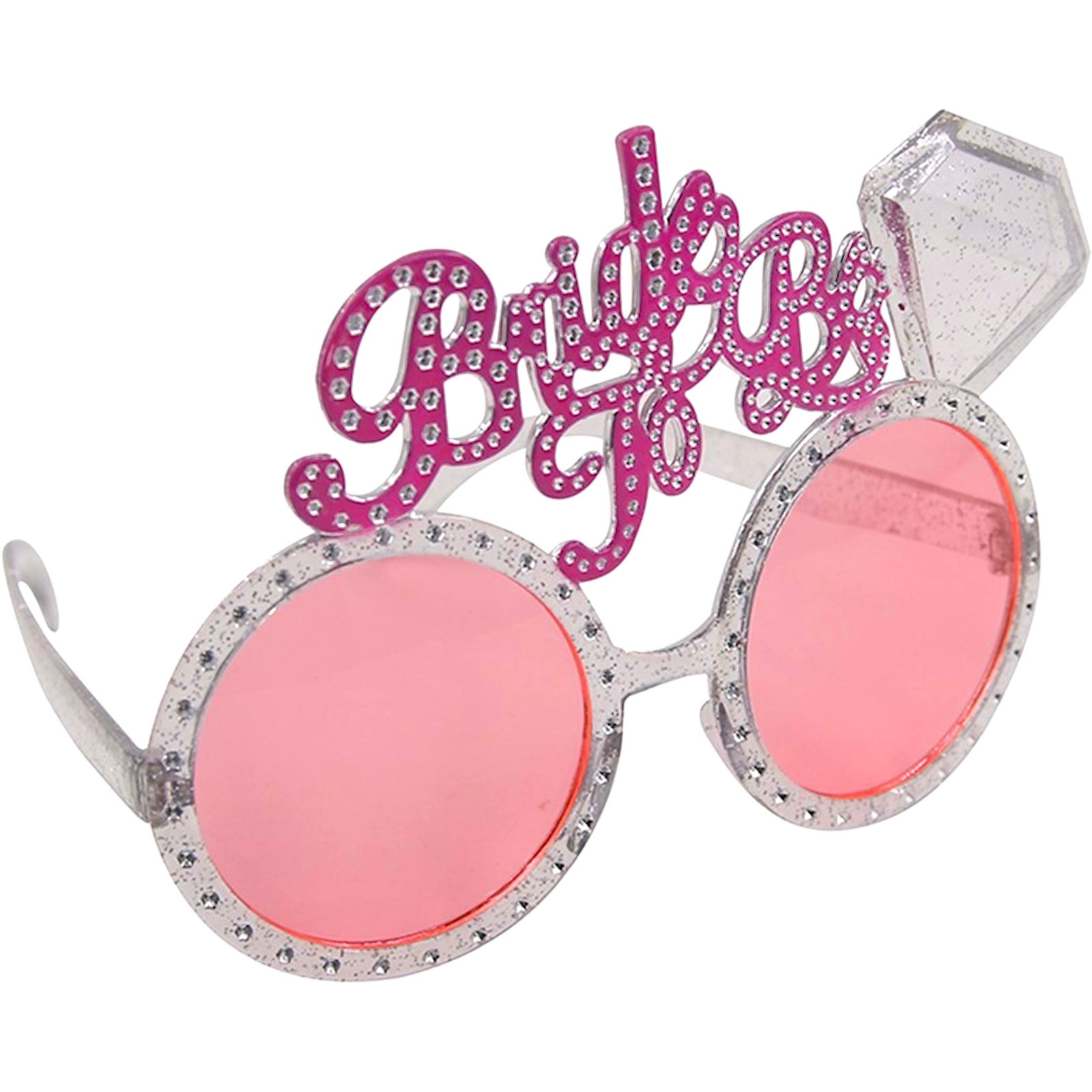 Bling Bride to Be Diamond Ring Party Glasses 