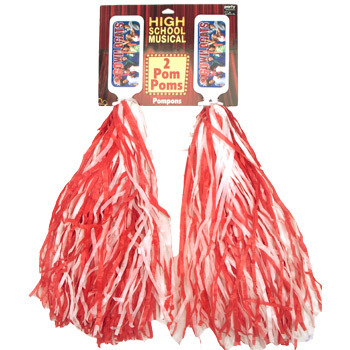 High School Musical Cheerleader Pom Poms (Set of 2)