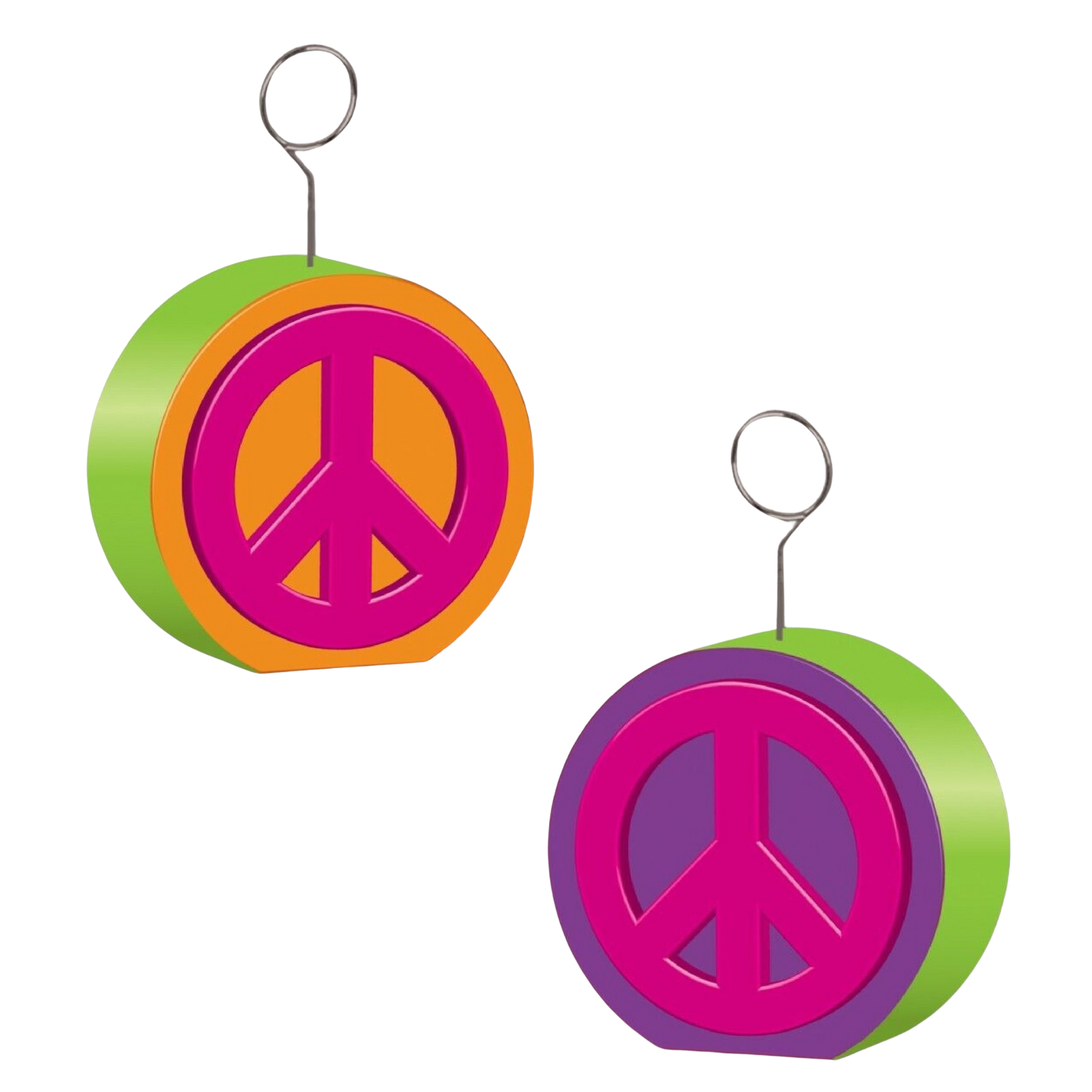 Hippie Peace Photo Holder And Balloon Weight