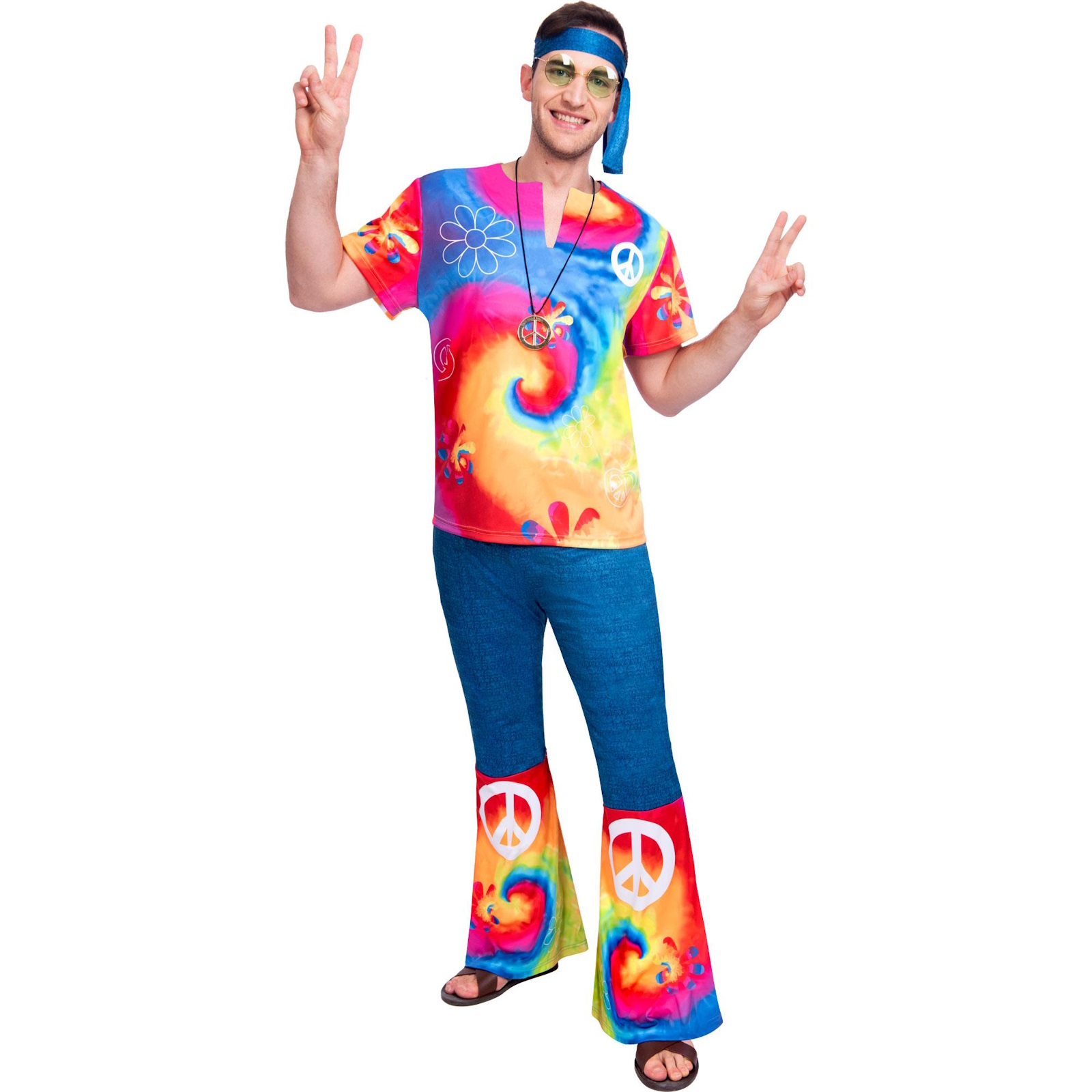 1960's Free Spirit Hippie Men's Costume