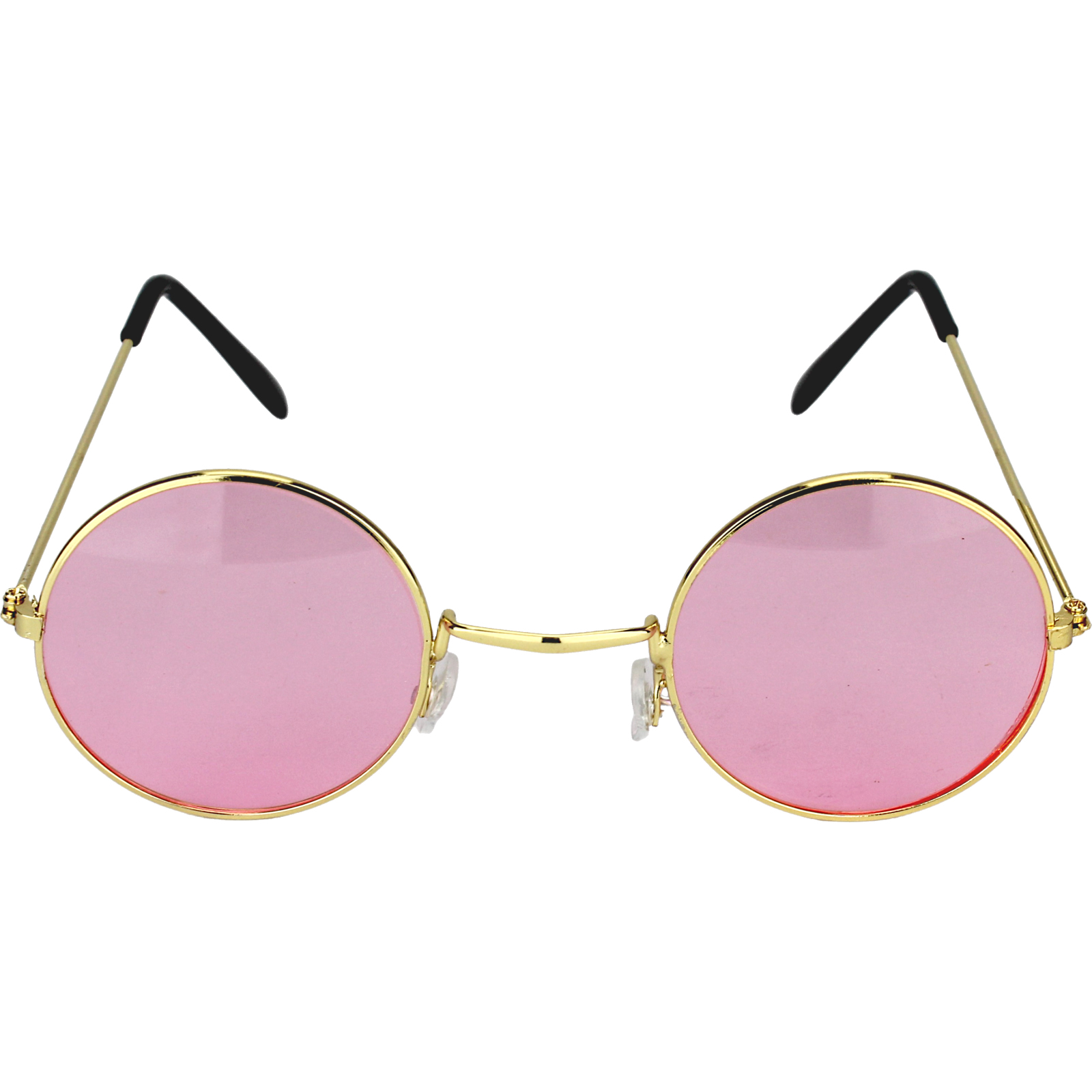 Kids Pink Round Hippie Glasses