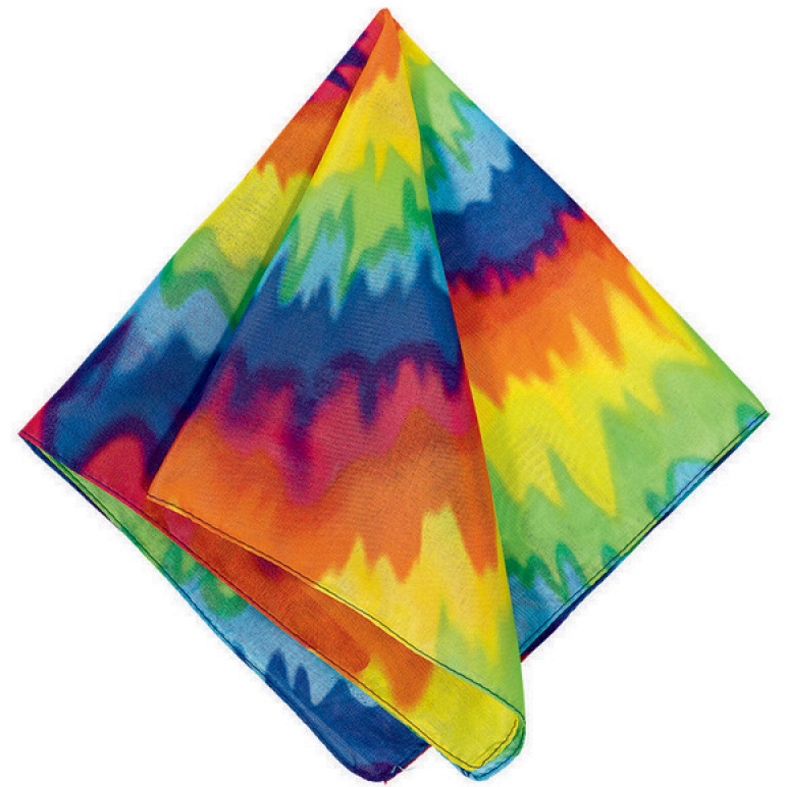 Feeling Groovy Tie Dye Bandanas (Pack of 10)